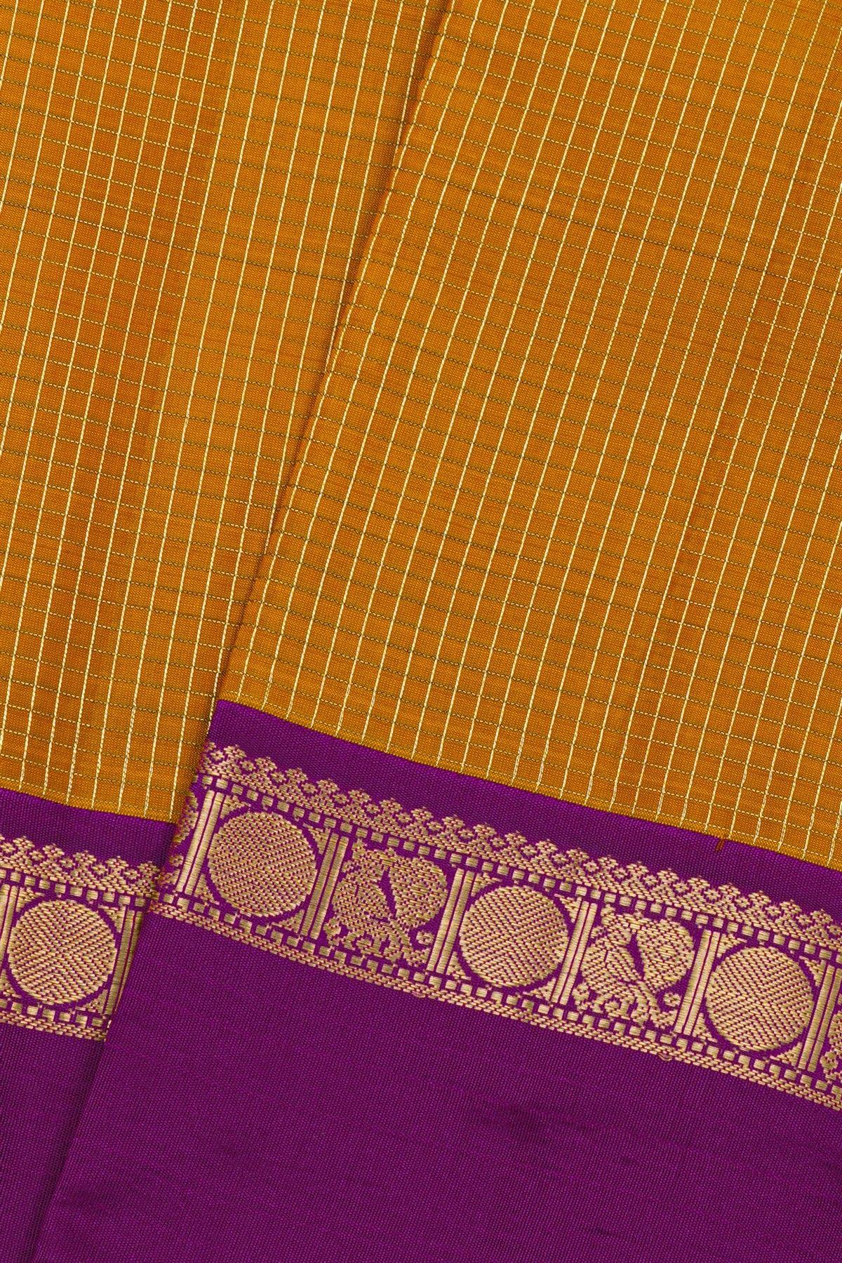 Coimbatore Soft Silk Mustard Saree