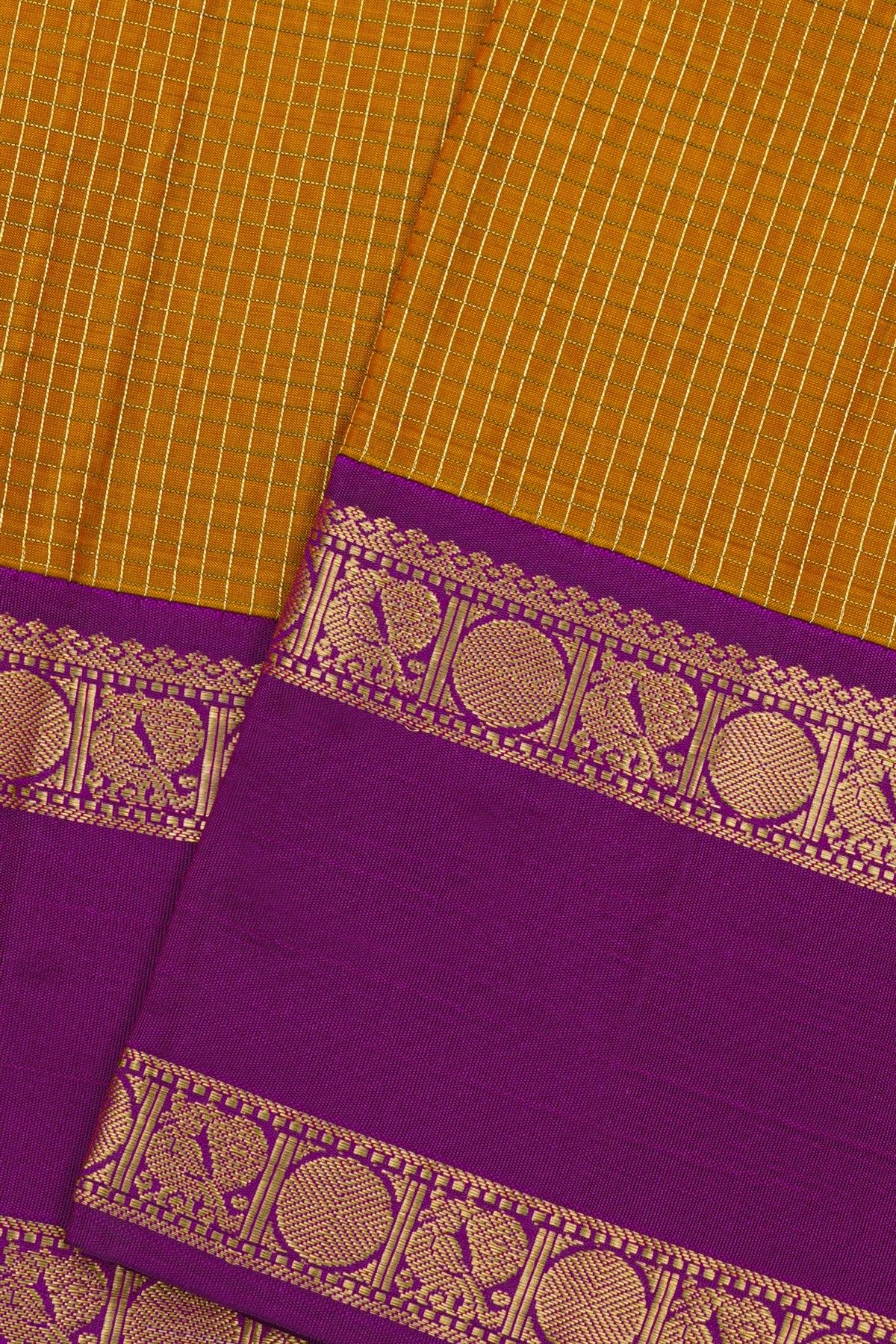 Coimbatore Soft Silk Rust Saree