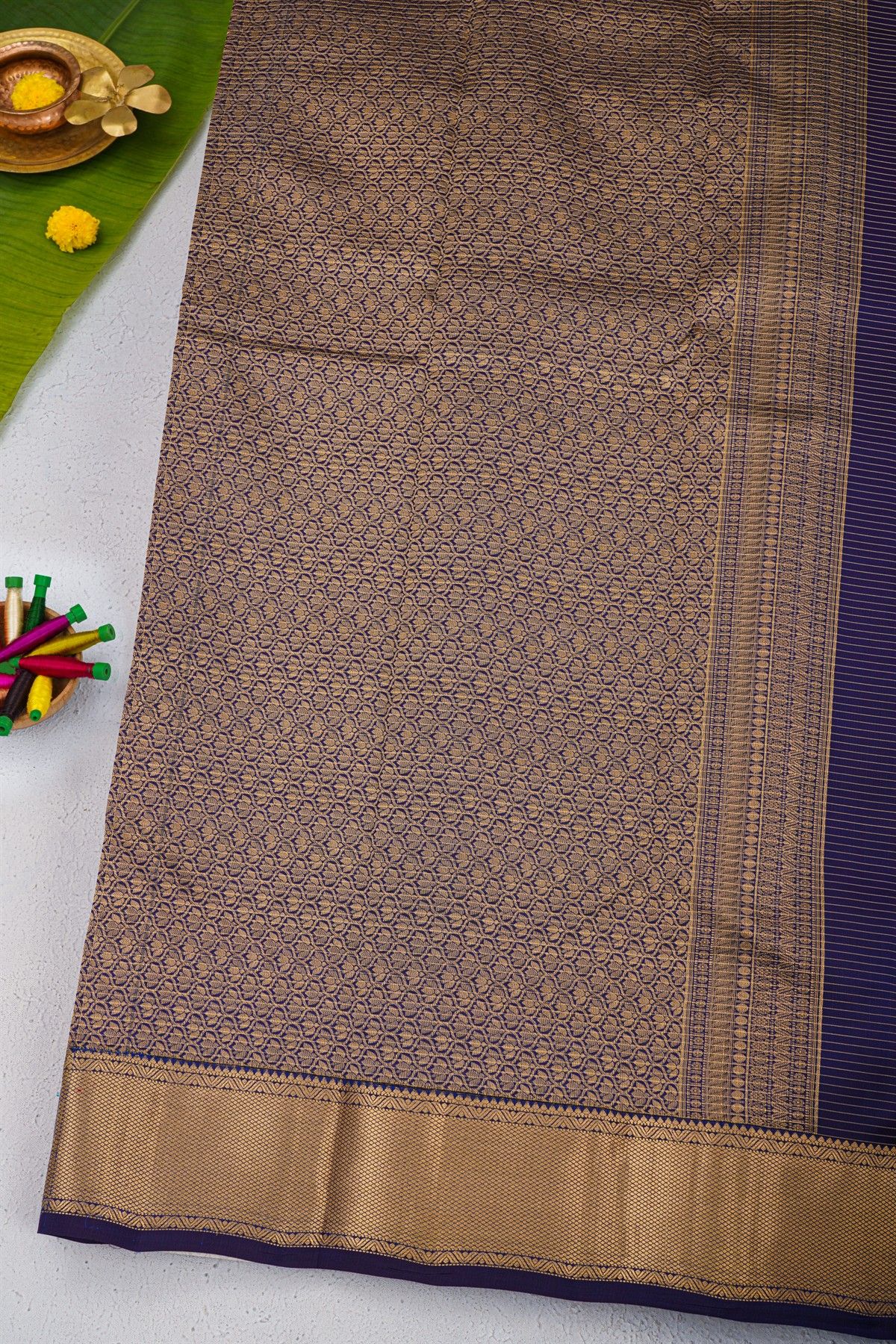 Coimbatore Soft Silk Purple Saree