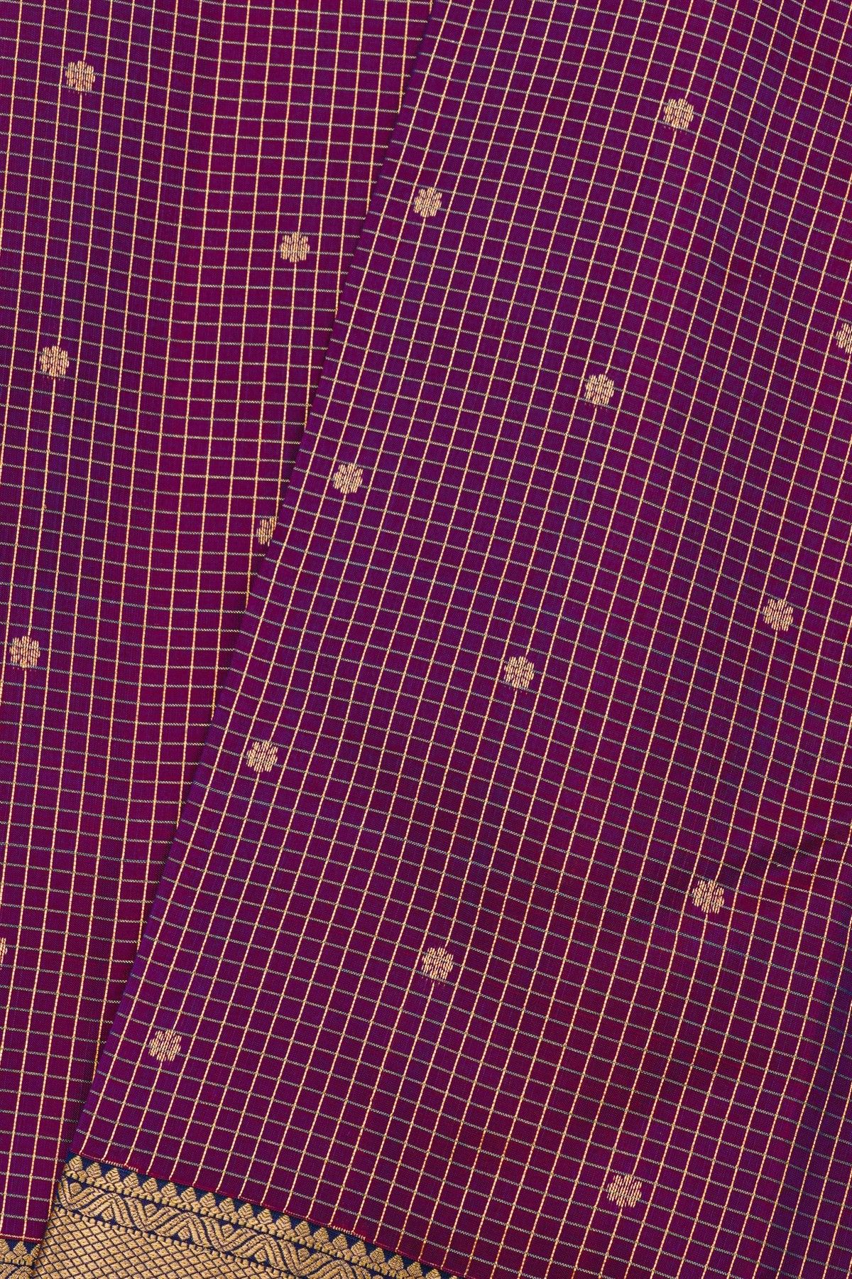 Coimbatore Soft Silk Purple Saree