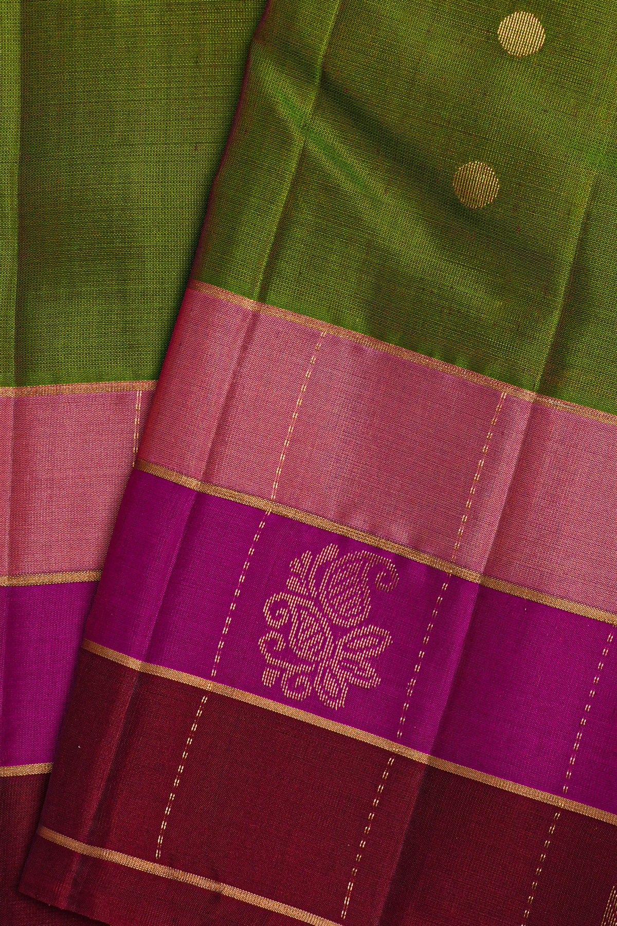Coimbatore Soft Silk Green Saree