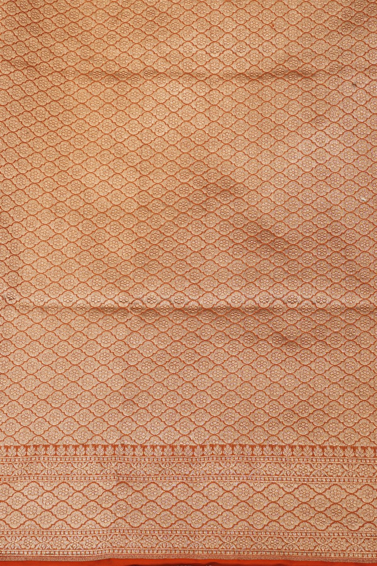 Banarasi Silk Rust Saree