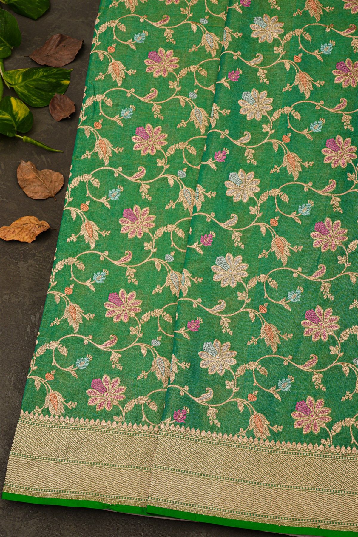 Banarasi Silk Green Saree