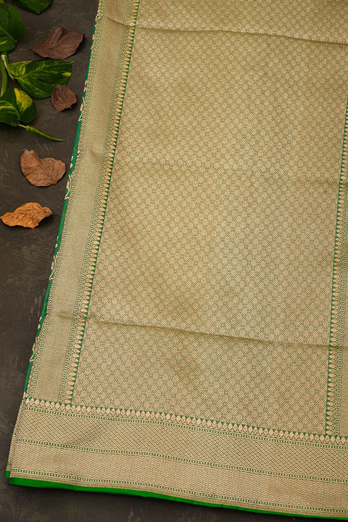 Banarasi Silk Green Saree