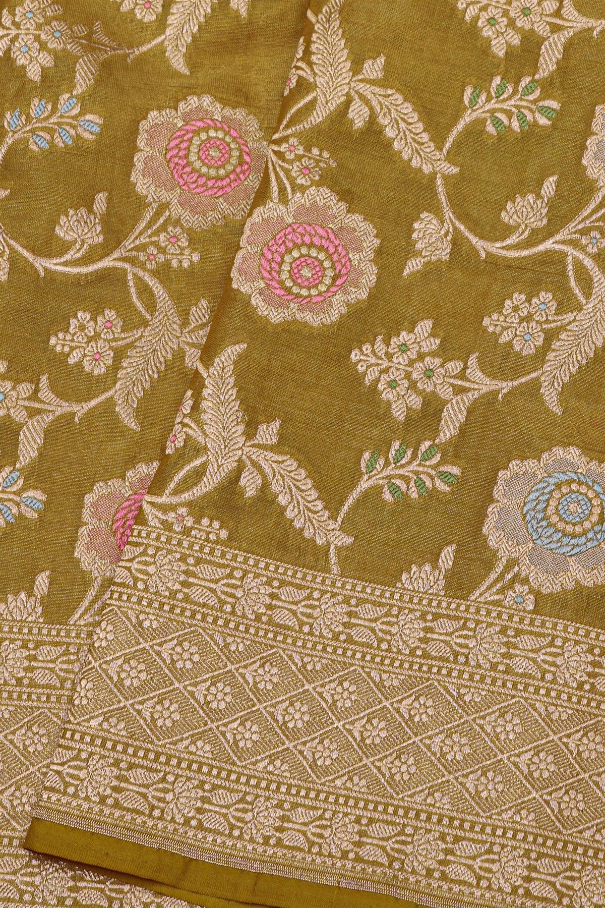 Banarasi Silk Dual Colour Saree