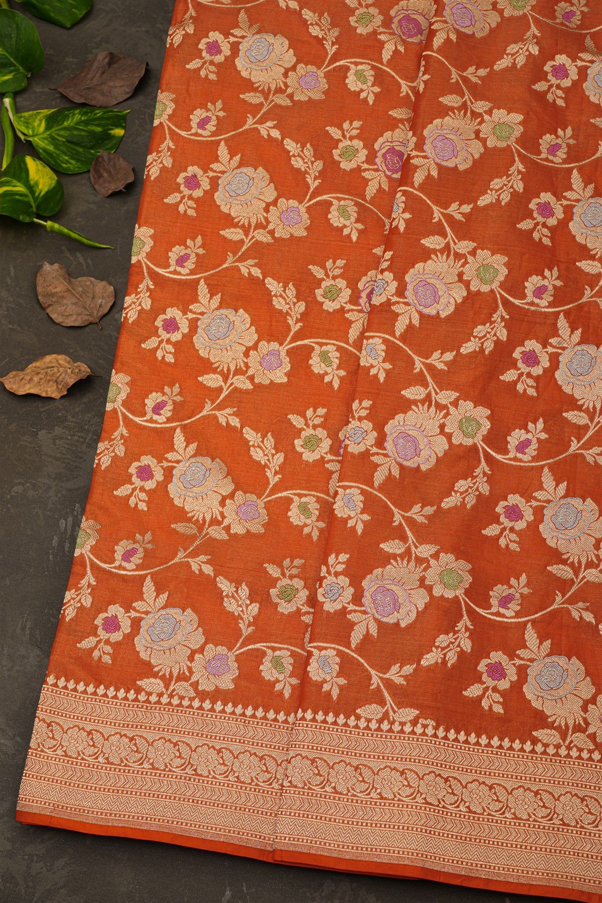 Banarasi Silk Red Saree