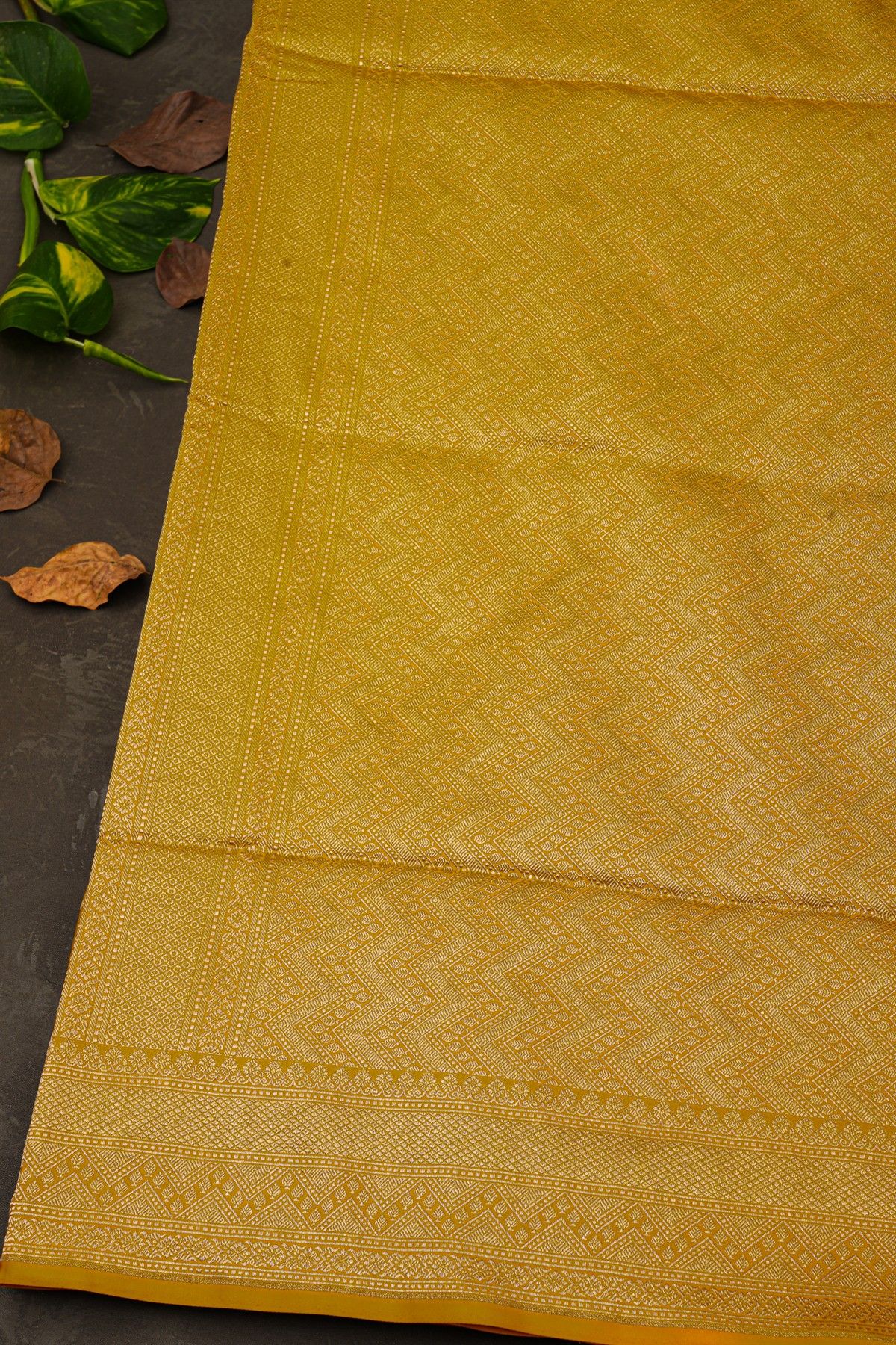Banarasi Silk Mustard Saree
