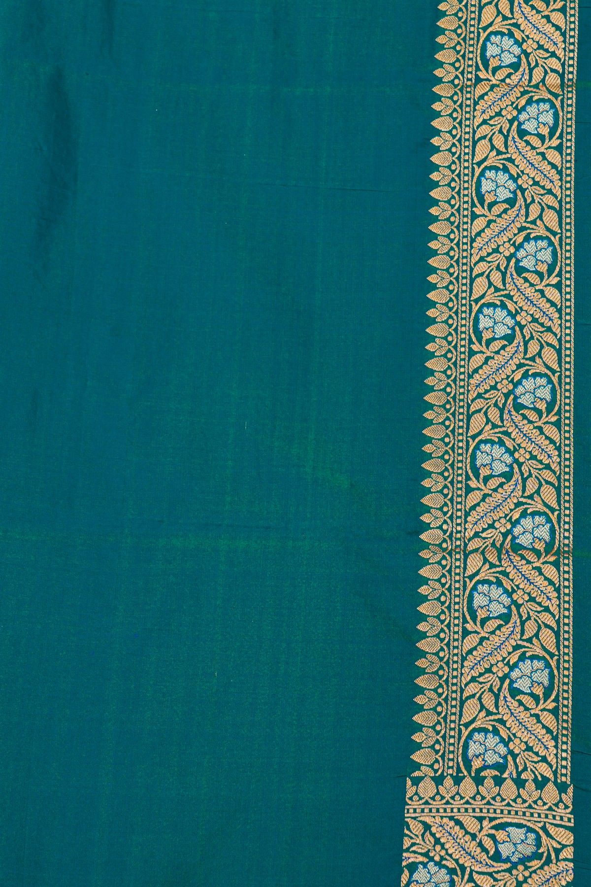 Banarasi Silk Teal Blue Saree