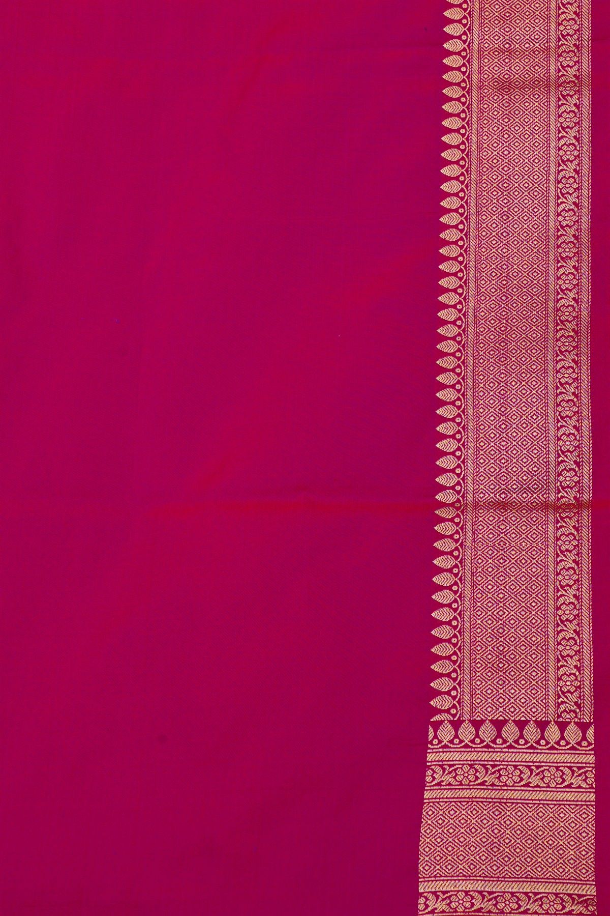 Banarasi Silk Magenta Saree