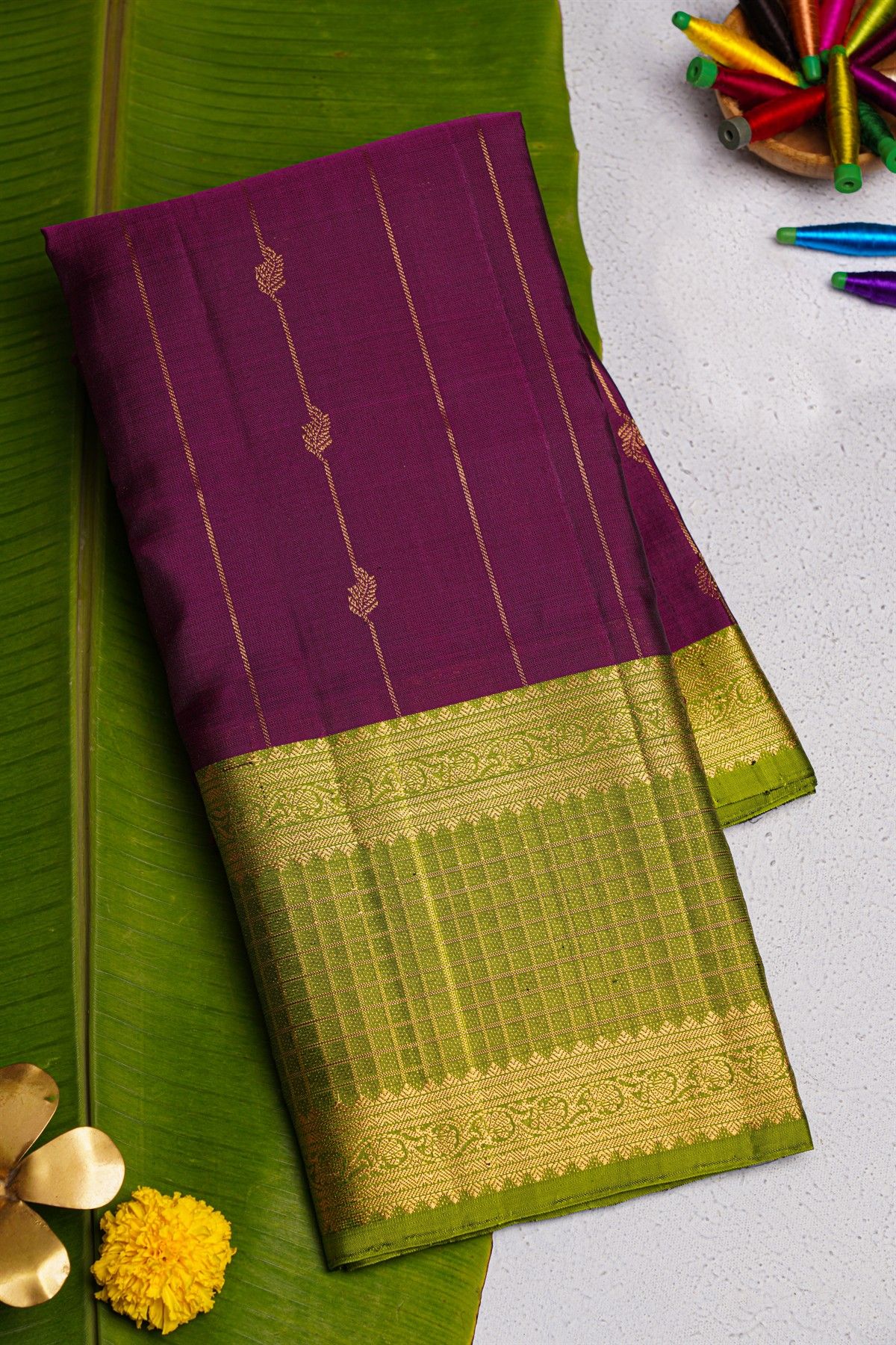 Coimbatore Soft Silk Purple Saree