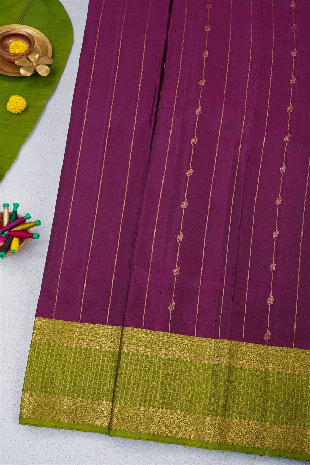 Coimbatore Soft Silk Purple Saree