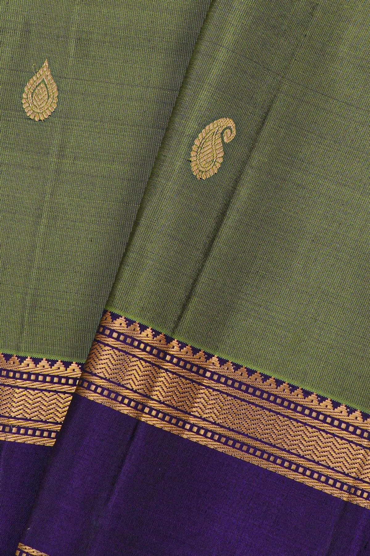 Coimbatore Soft Silk Mehendi Green Saree
