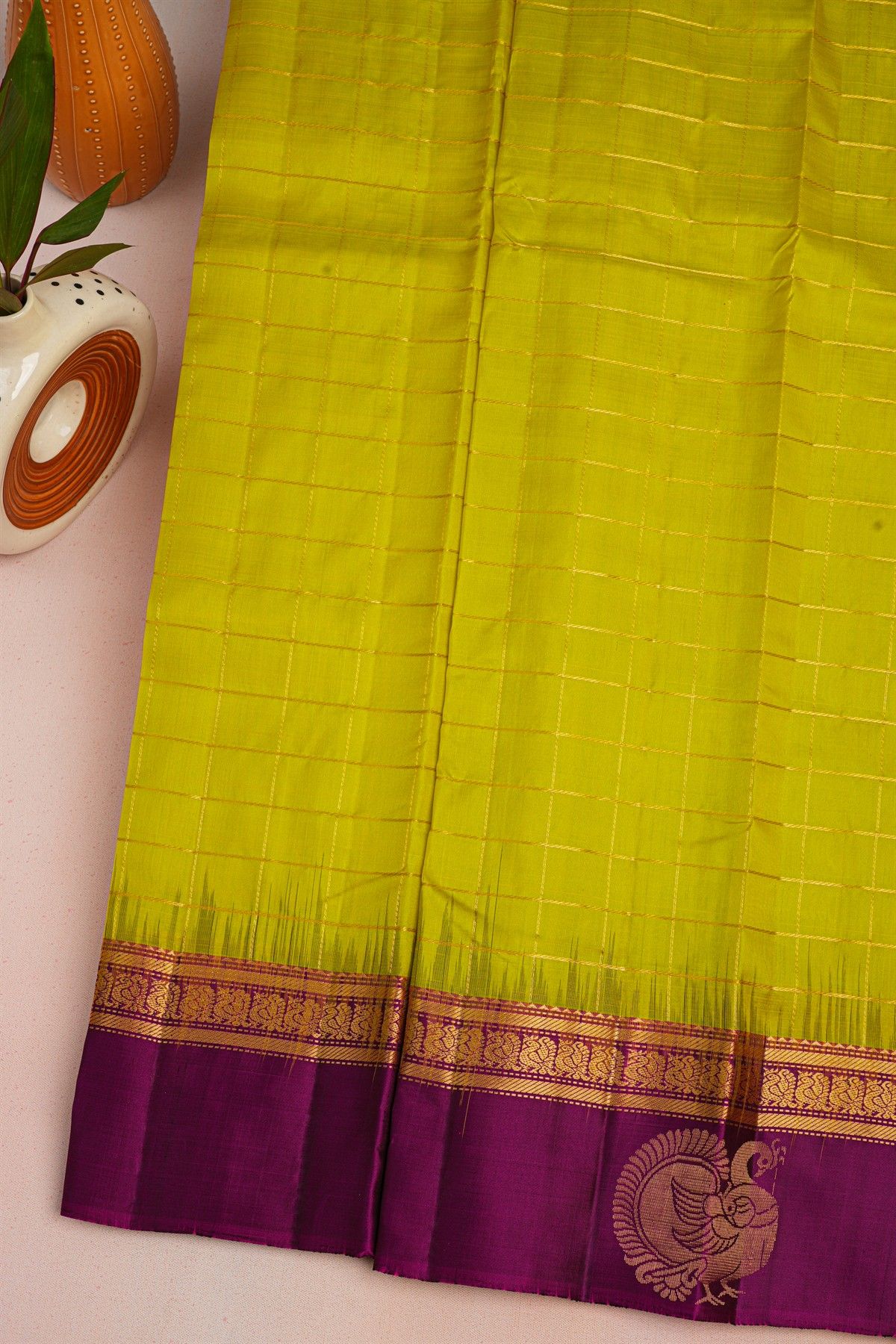 Coimbatore Soft Silk Mehendi Green Saree