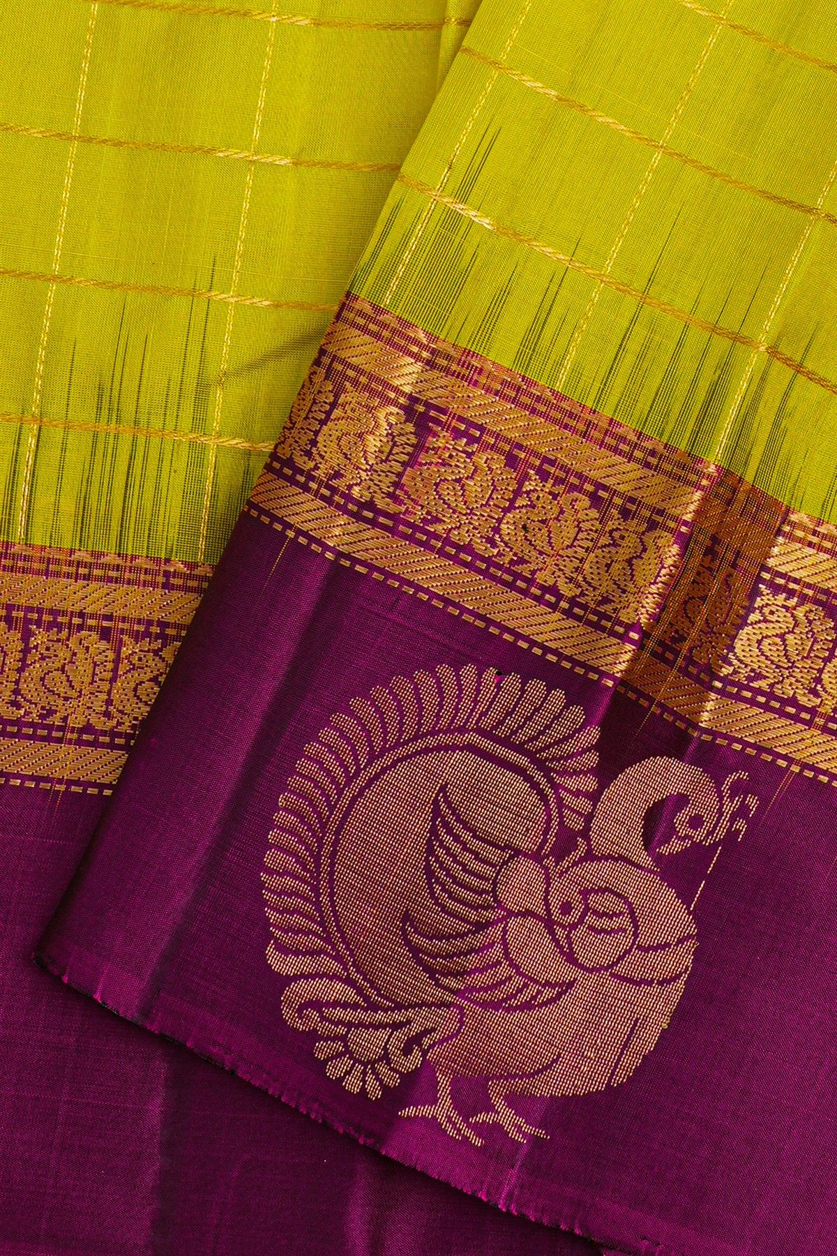 Coimbatore Soft Silk Mehendi Green Saree