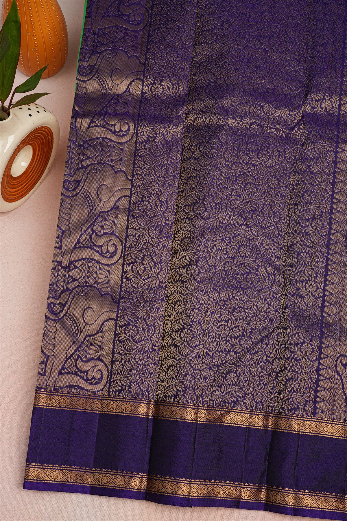 Coimbatore Soft Silk Sea Green Saree