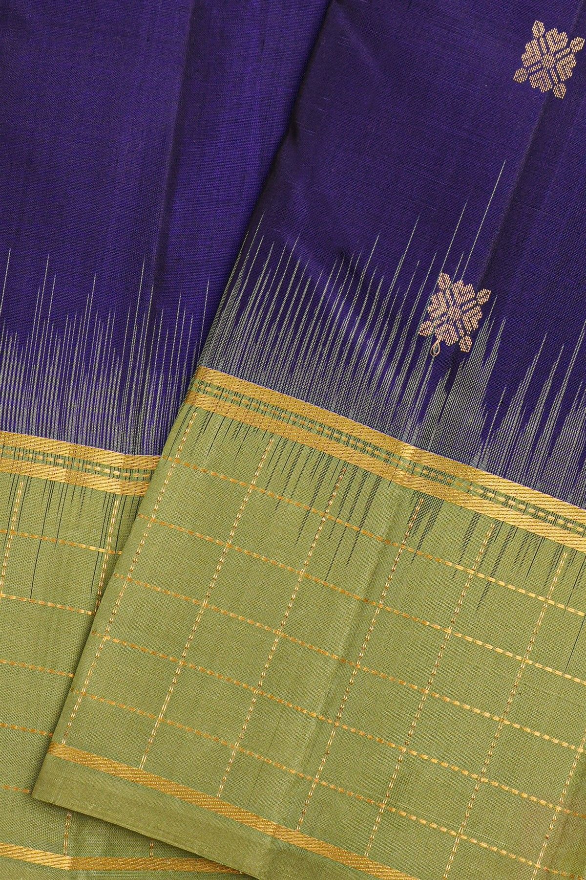 Coimbatore Soft Silk Navy Blue Saree