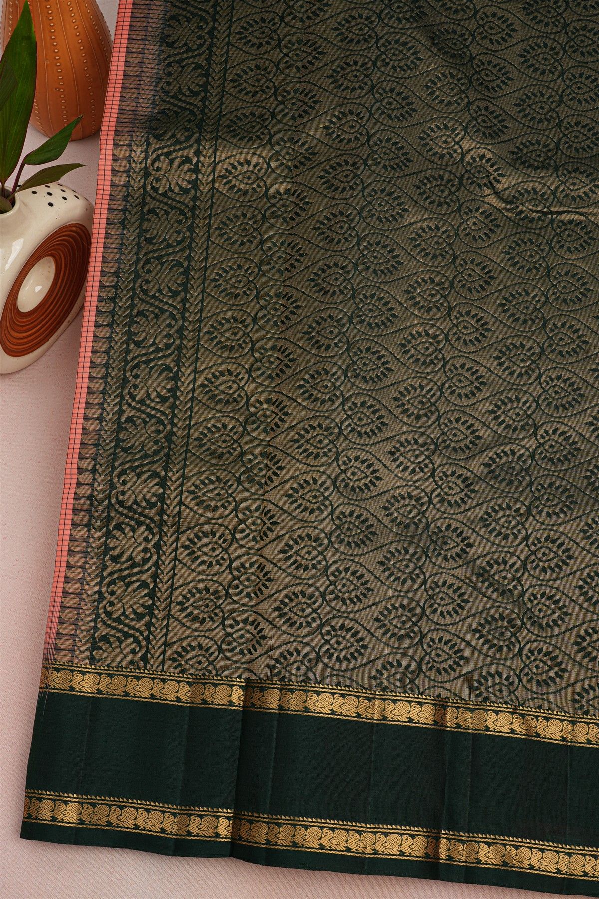 Coimbatore Soft Silk Pink Saree