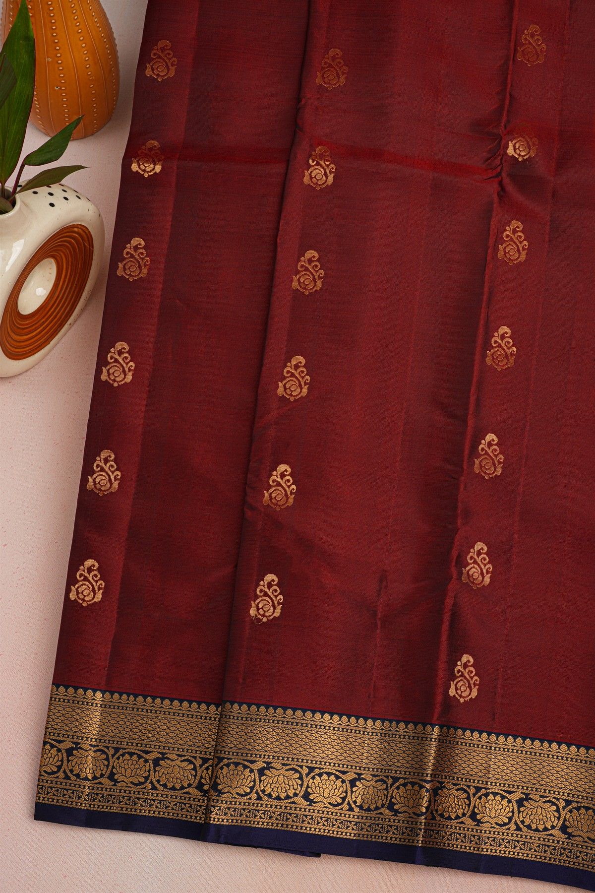 Coimbatore Soft Silk Maroon Saree