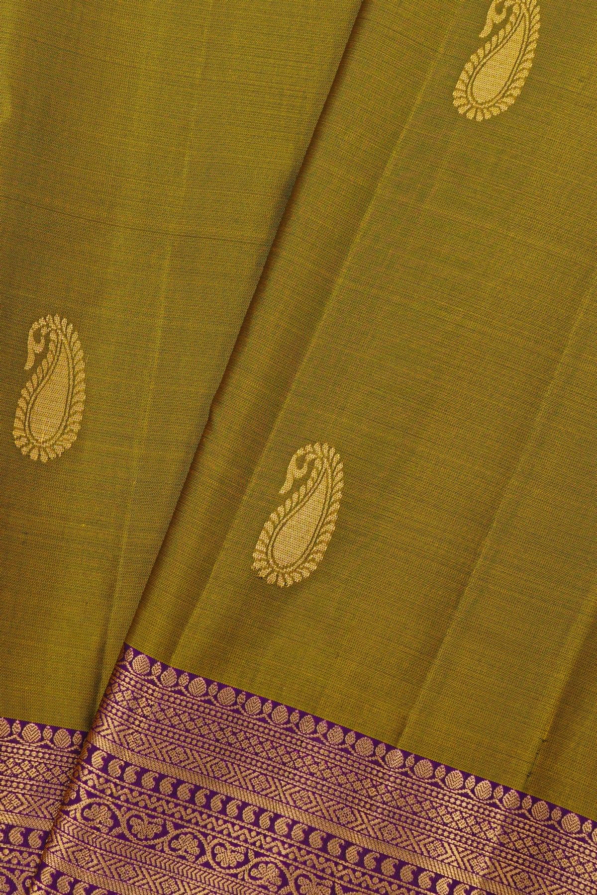 Coimbatore Soft Silk Mehendi Green Saree