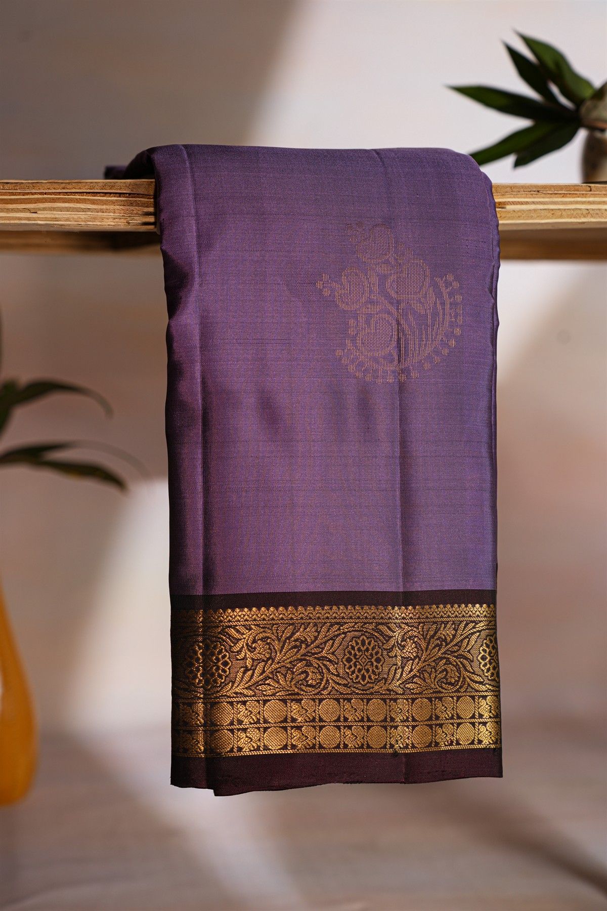 Coimbatore Soft Silk Purple Saree