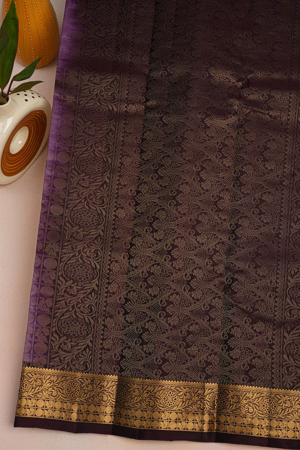Coimbatore Soft Silk Purple Saree