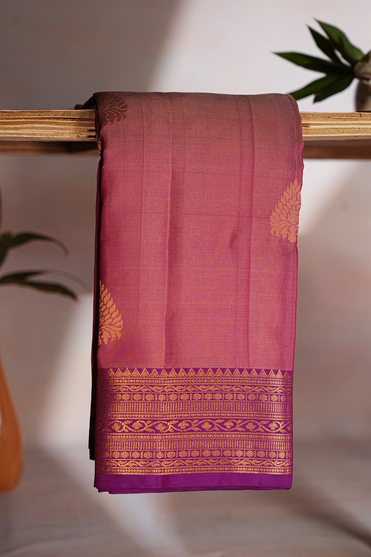 Coimbatore Soft Silk Onion Pink Saree