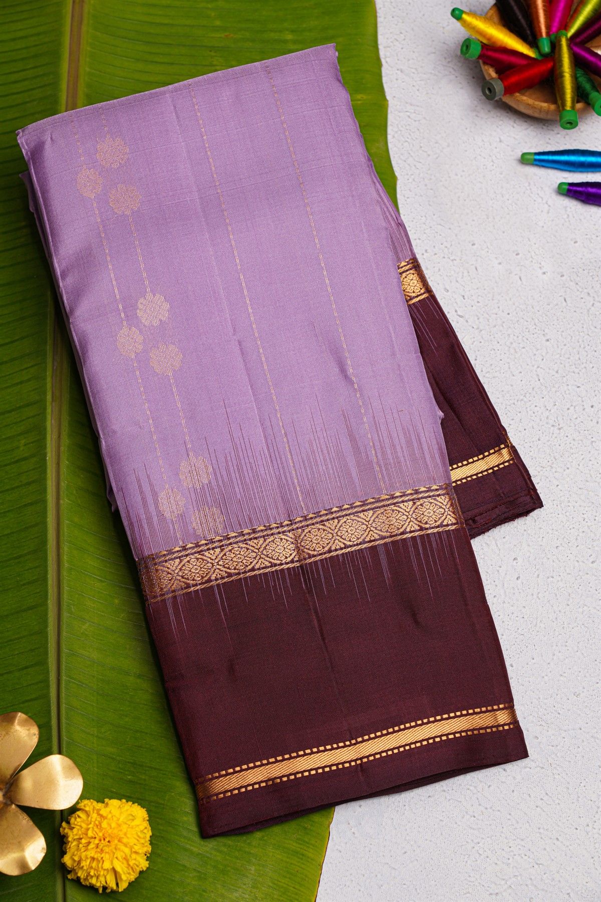 Coimbatore Soft Silk Lavender Saree