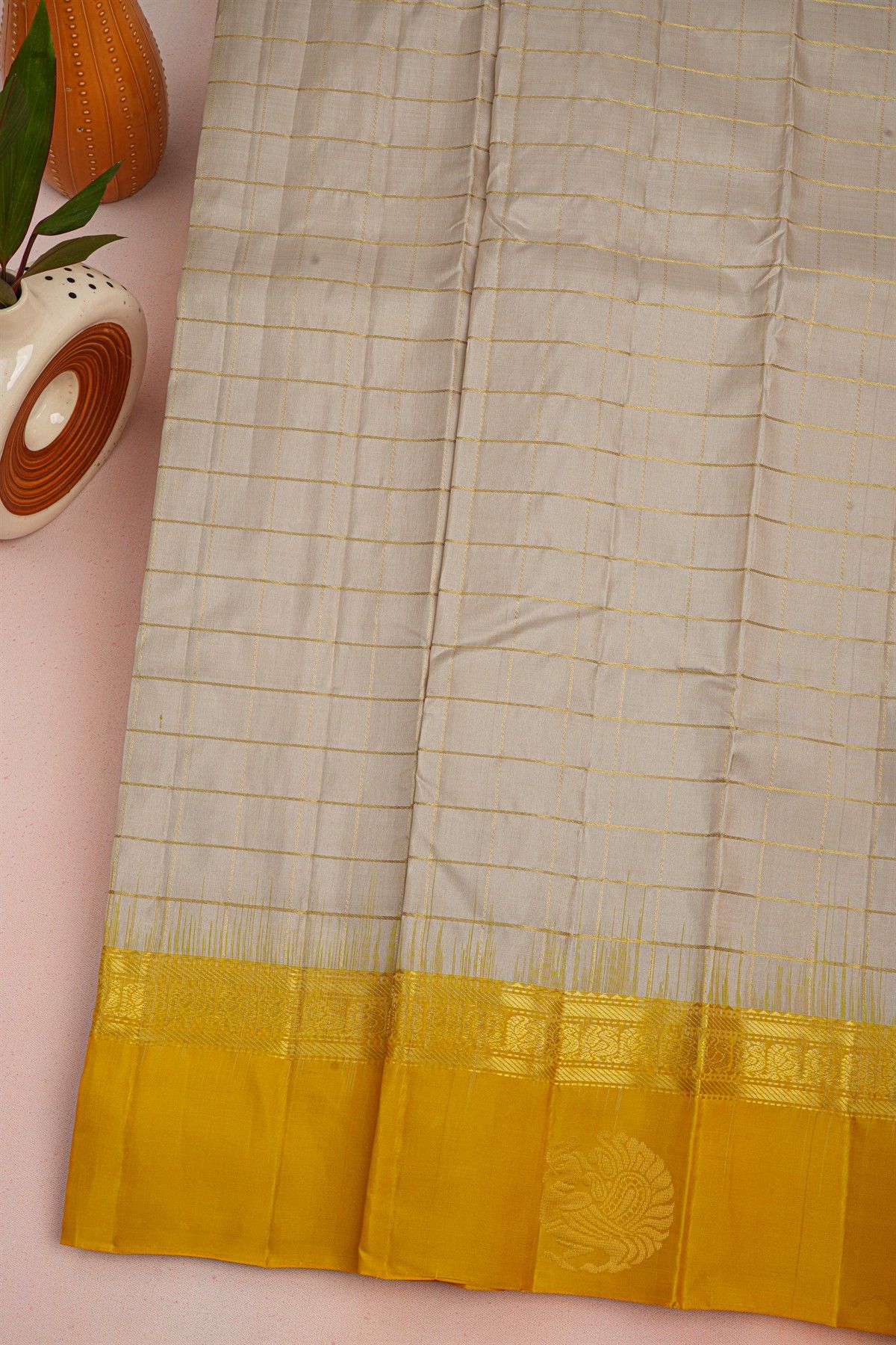 Coimbatore Soft Silk Beige Saree