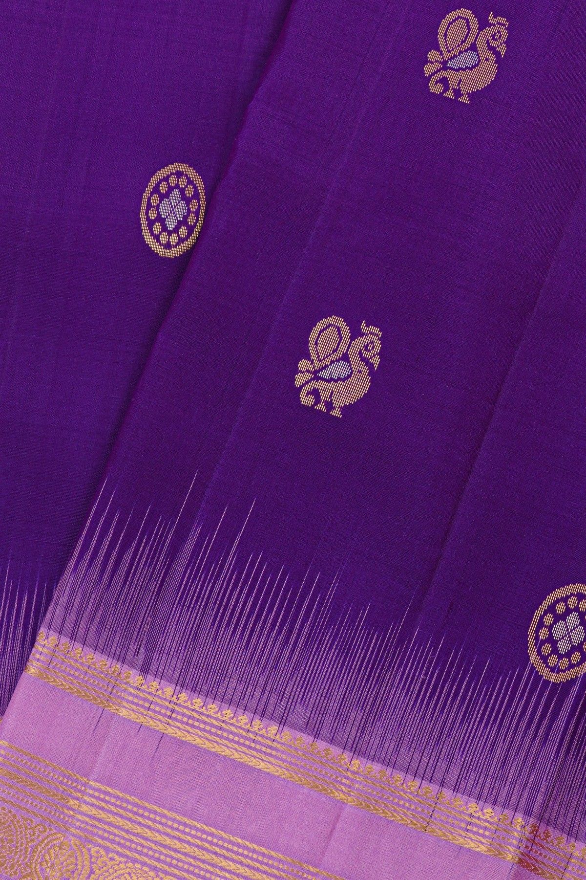 Coimbatore Soft Silk Navy Blue Saree