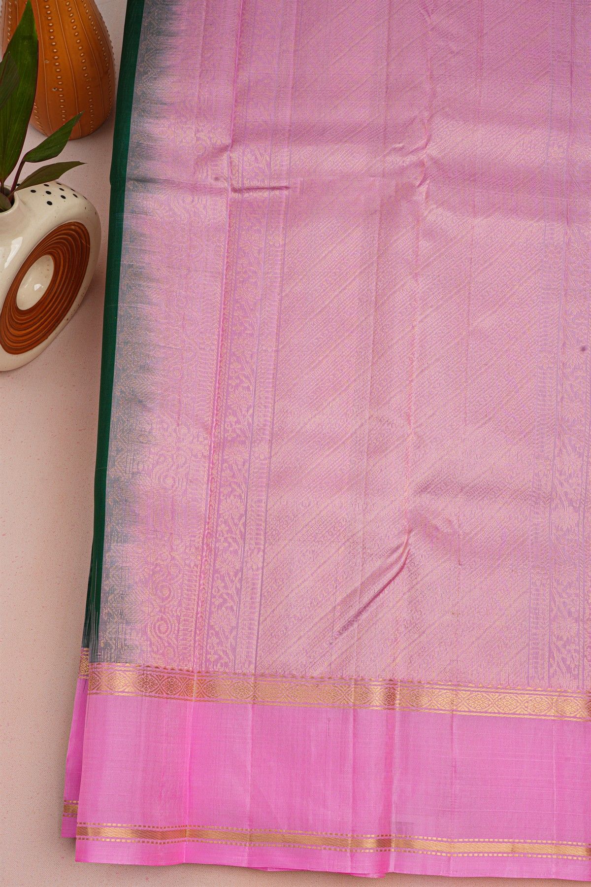 Coimbatore Soft Silk Bottle Green Saree