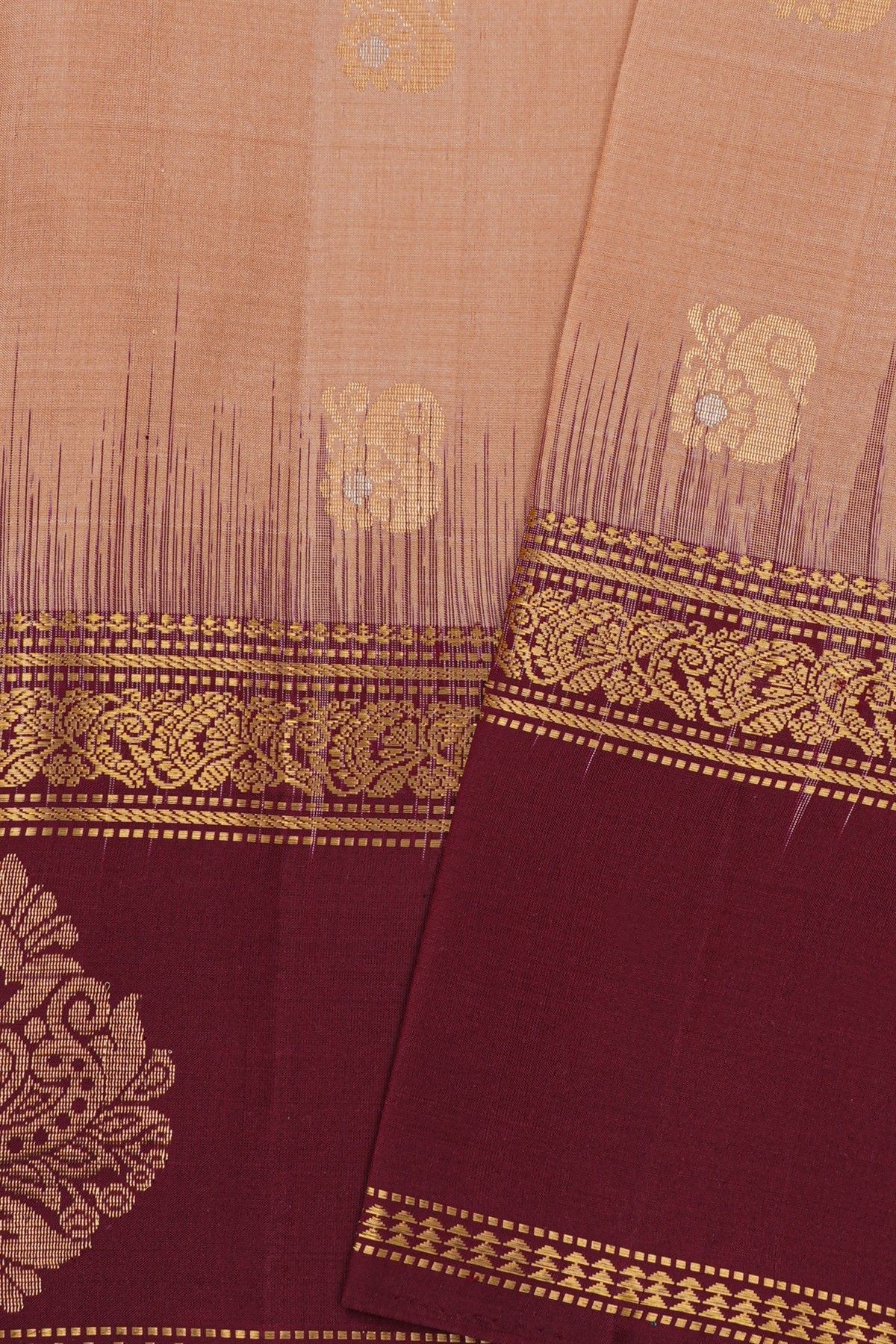 Coimbatore Soft Silk Peach Saree