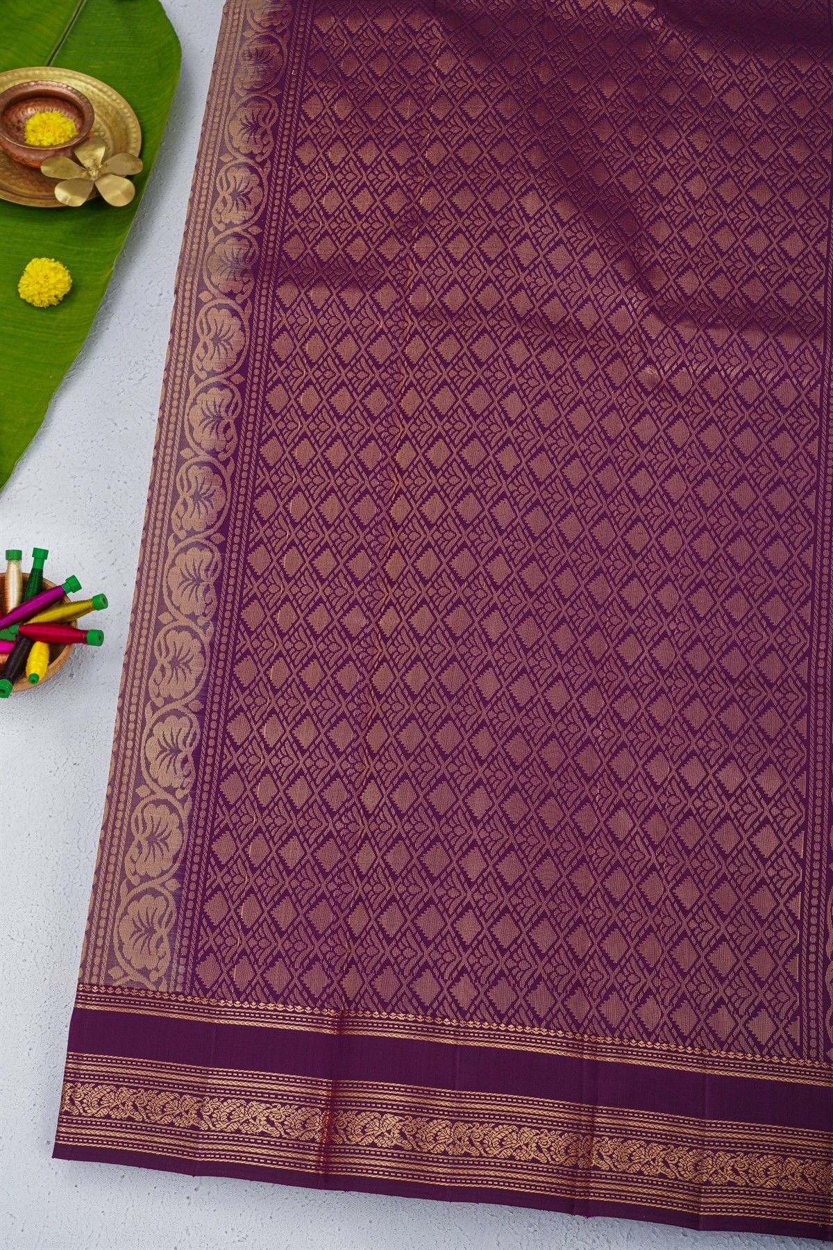 Coimbatore Soft Silk Pista Green Saree