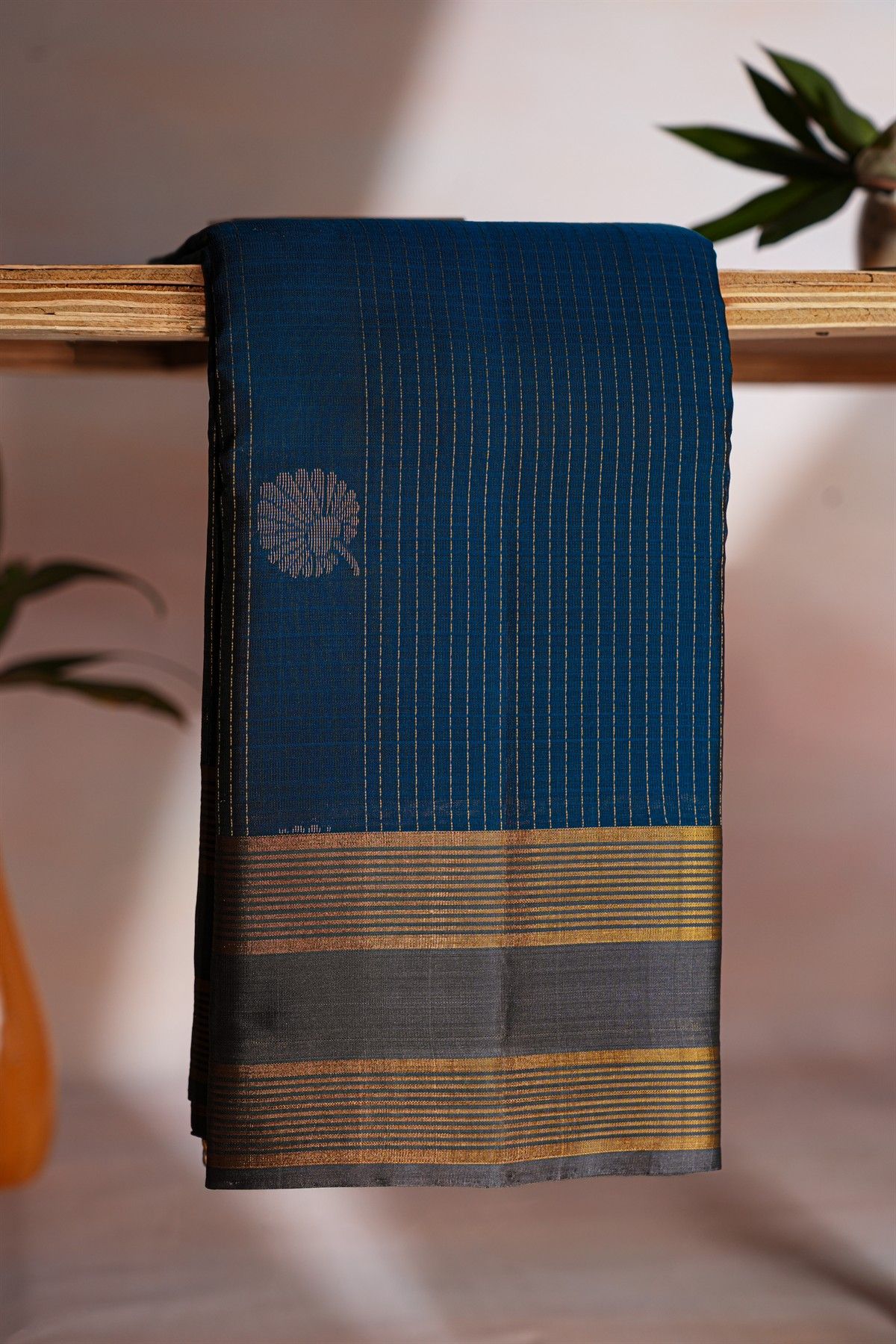 Coimbatore Soft Silk Blue Saree