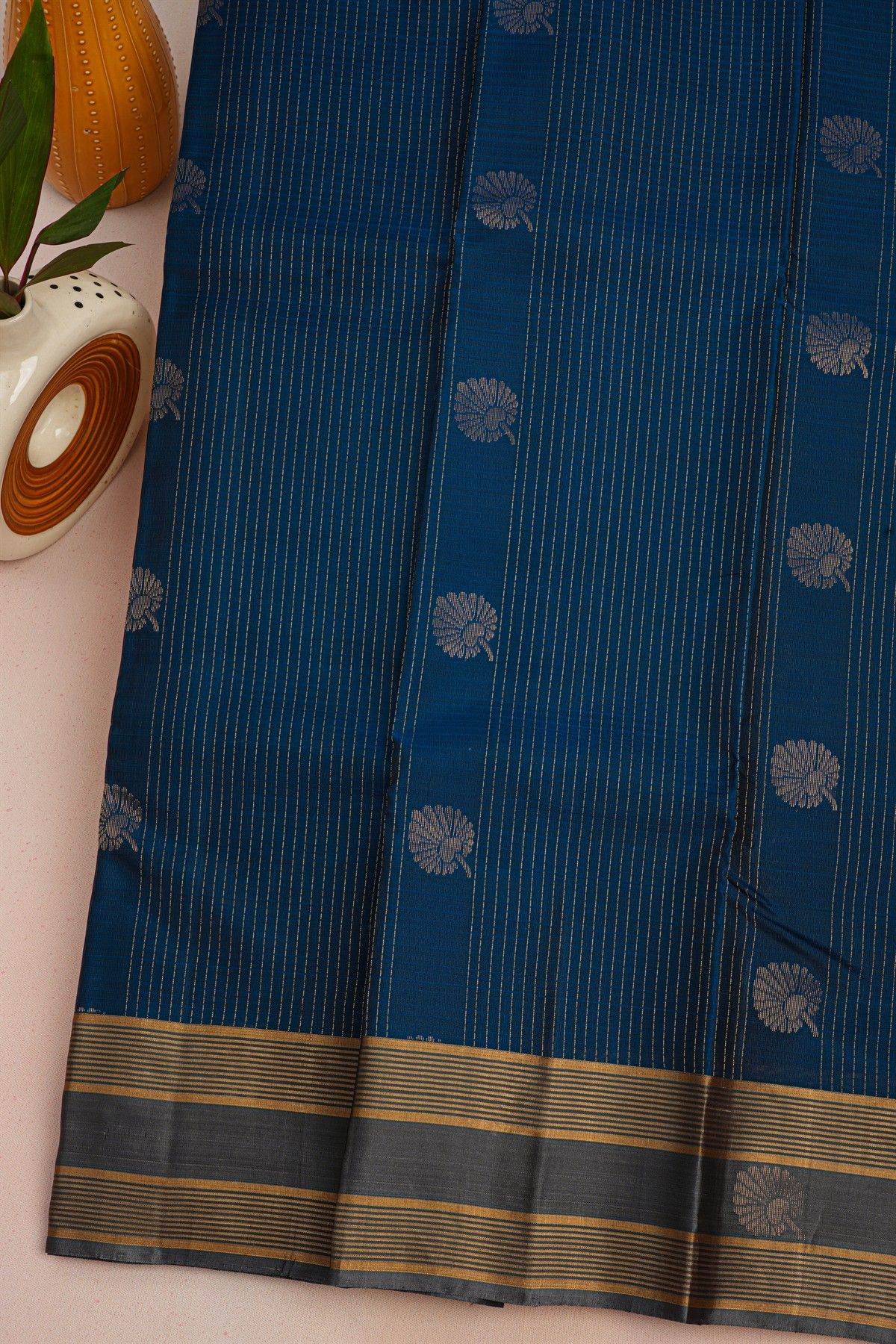 Coimbatore Soft Silk Blue Saree