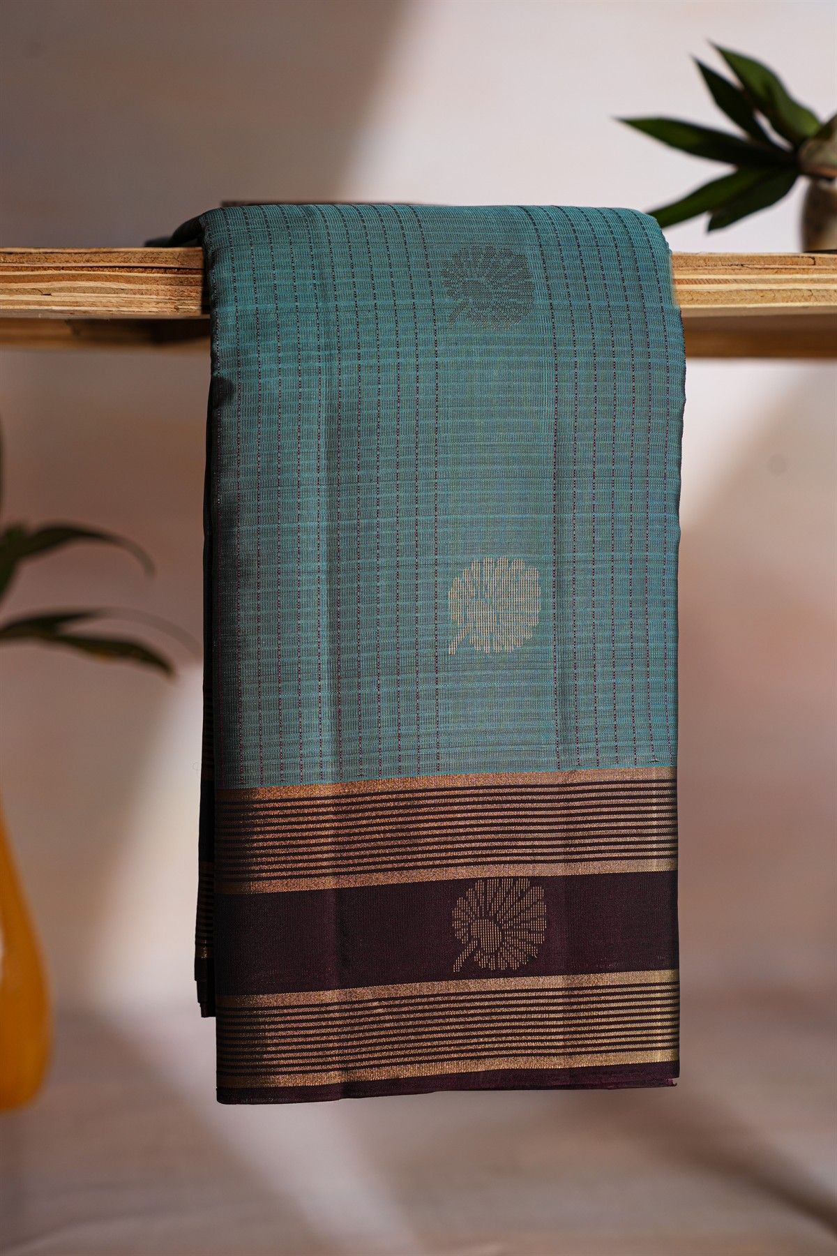Coimbatore Soft Silk Sky Blue Saree