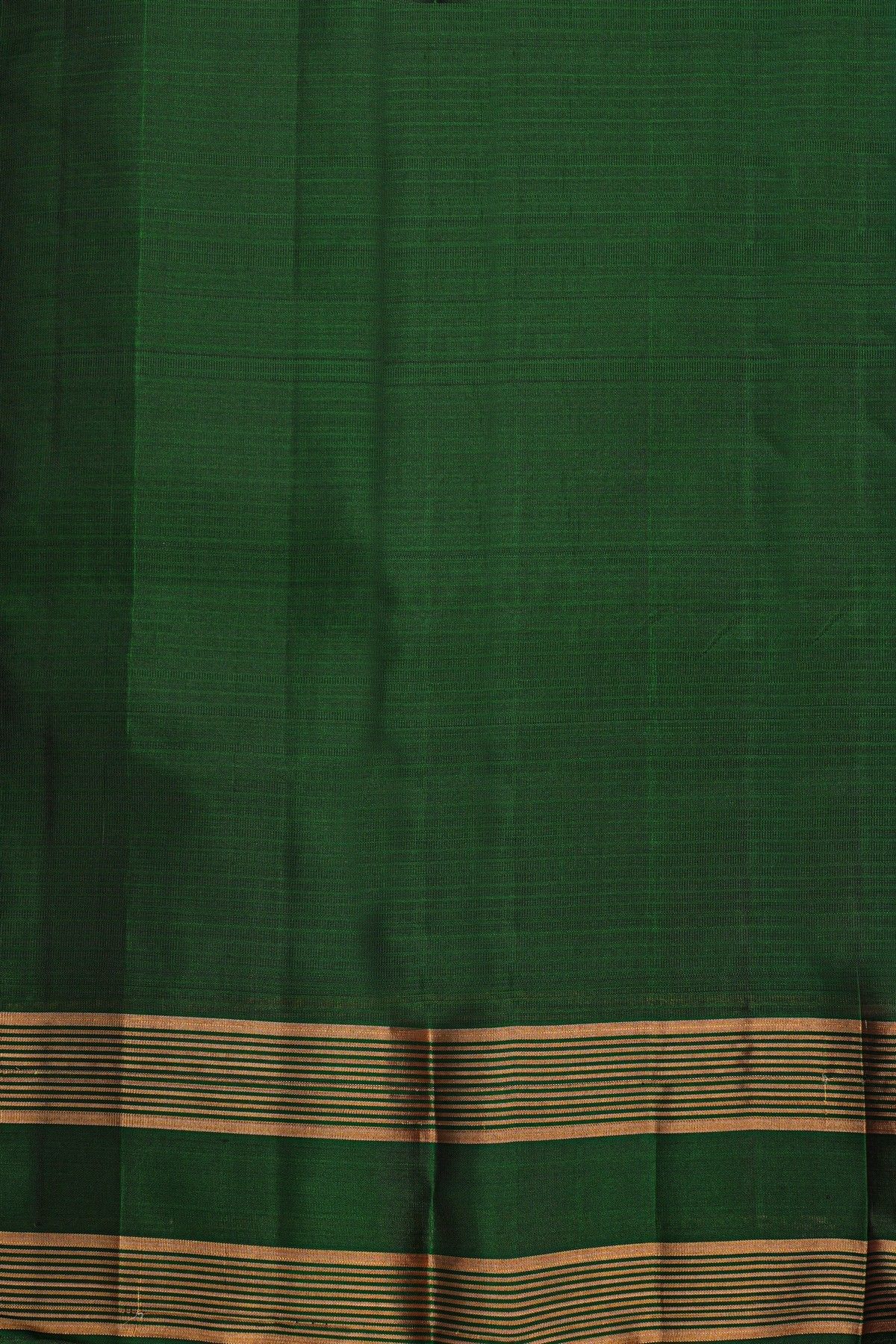 Coimbatore Soft Silk Peacock Green Saree