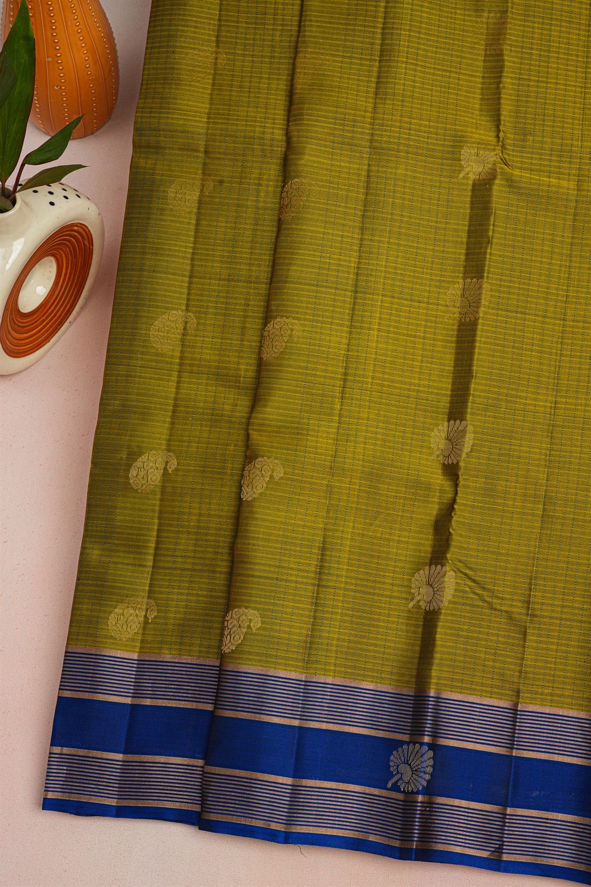 Coimbatore Soft Silk Mehendi Green Saree