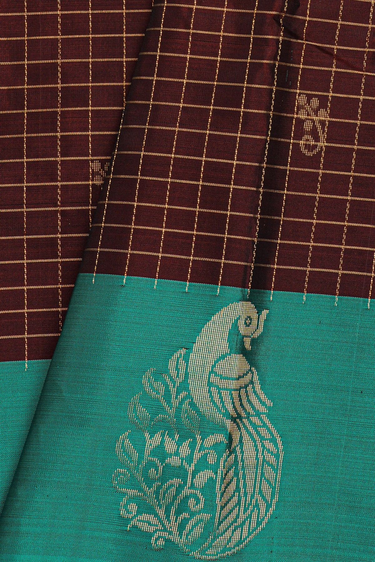 Coimbatore Soft Silk Dark Brown Saree