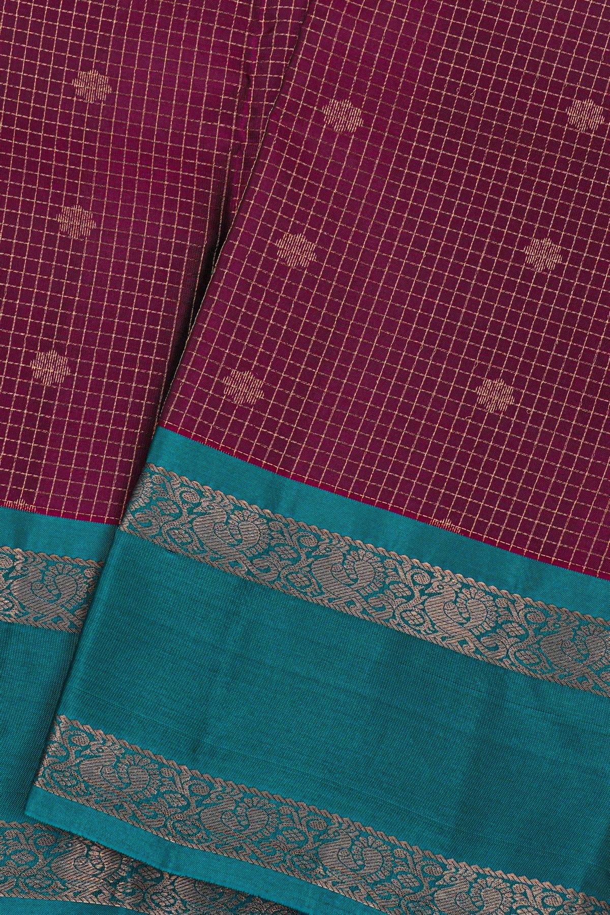 Coimbatore Soft Silk Magenta Saree