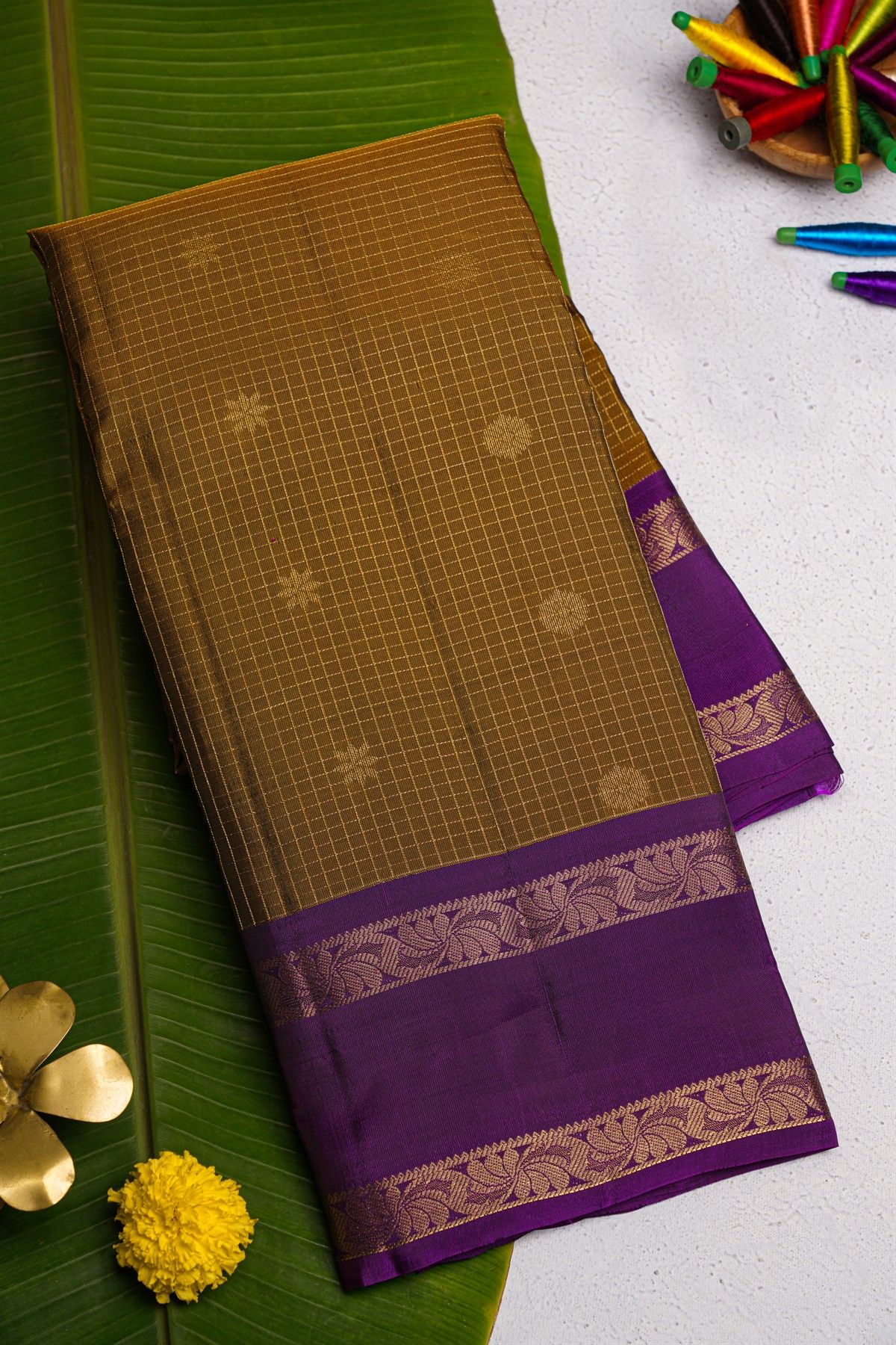 Coimbatore Soft Silk Mehendi Green Saree