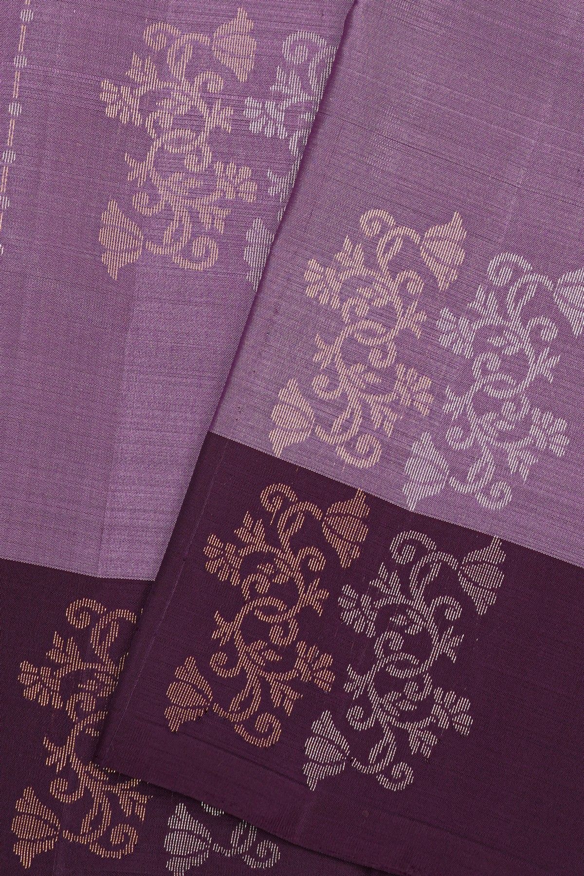 Coimbatore Soft Silk Lavender Saree