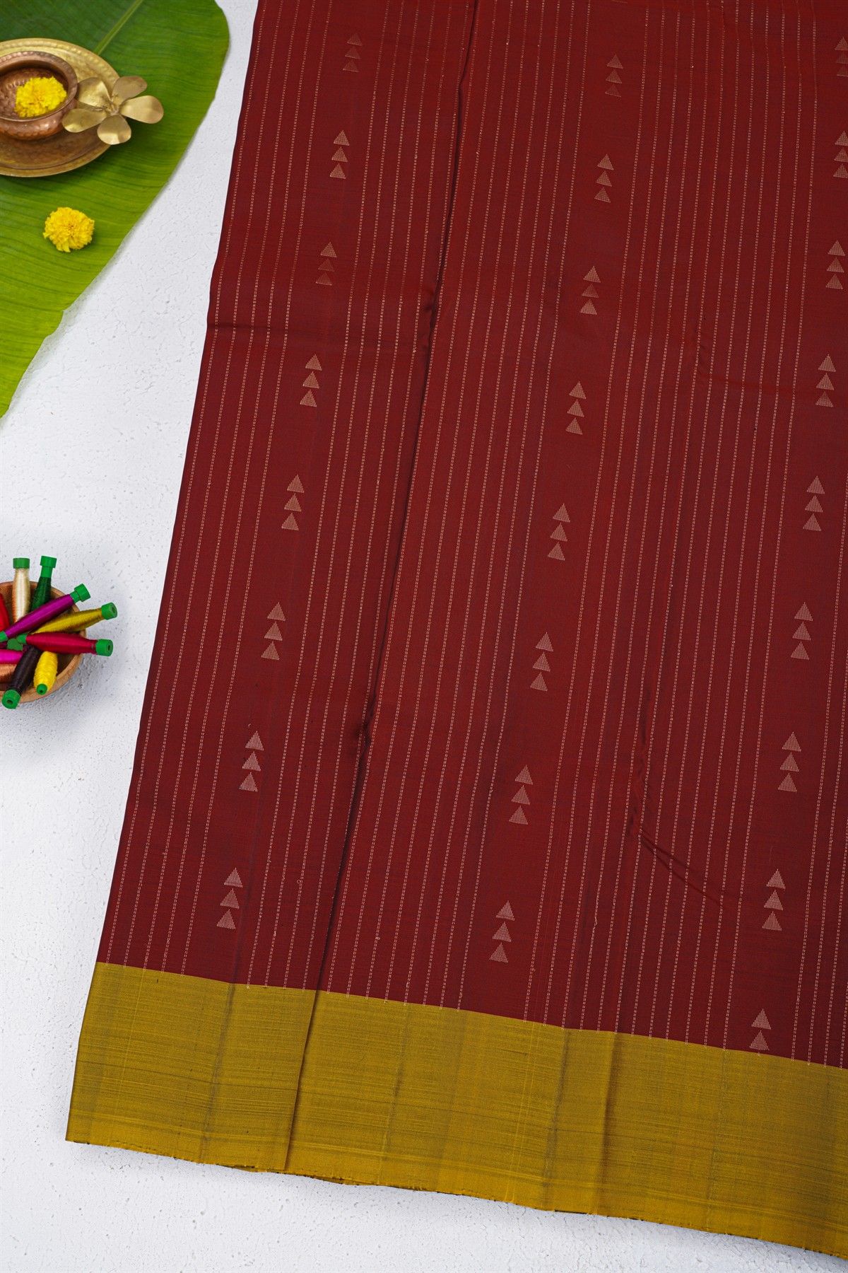 Coimbatore Soft Silk Maroon Saree