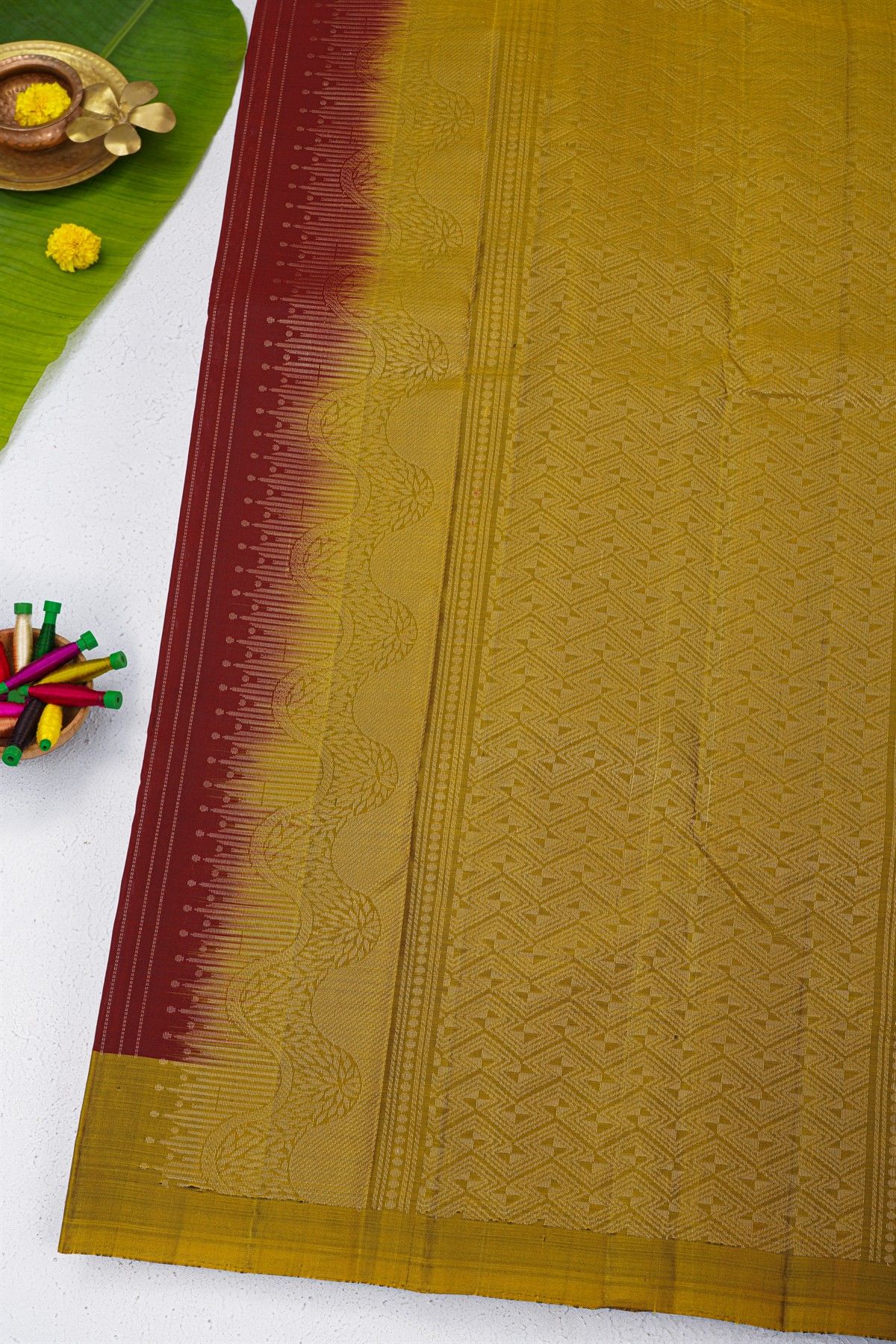Coimbatore Soft Silk Maroon Saree