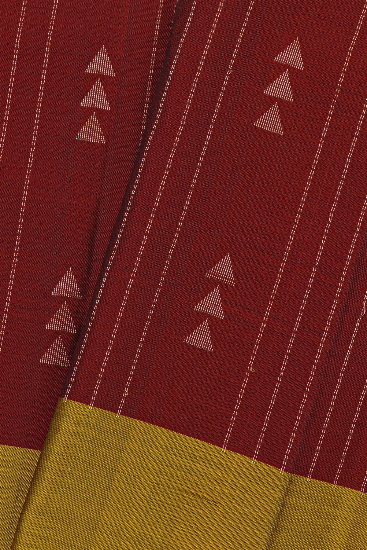 Coimbatore Soft Silk Maroon Saree