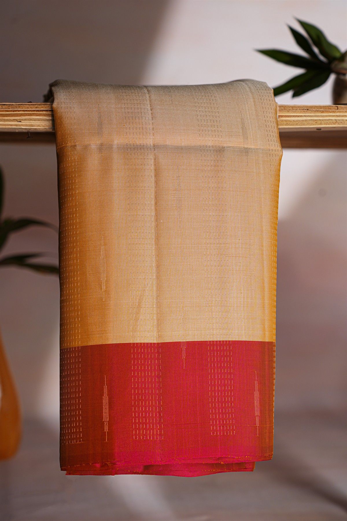 Coimbatore Soft Silk Cream Saree
