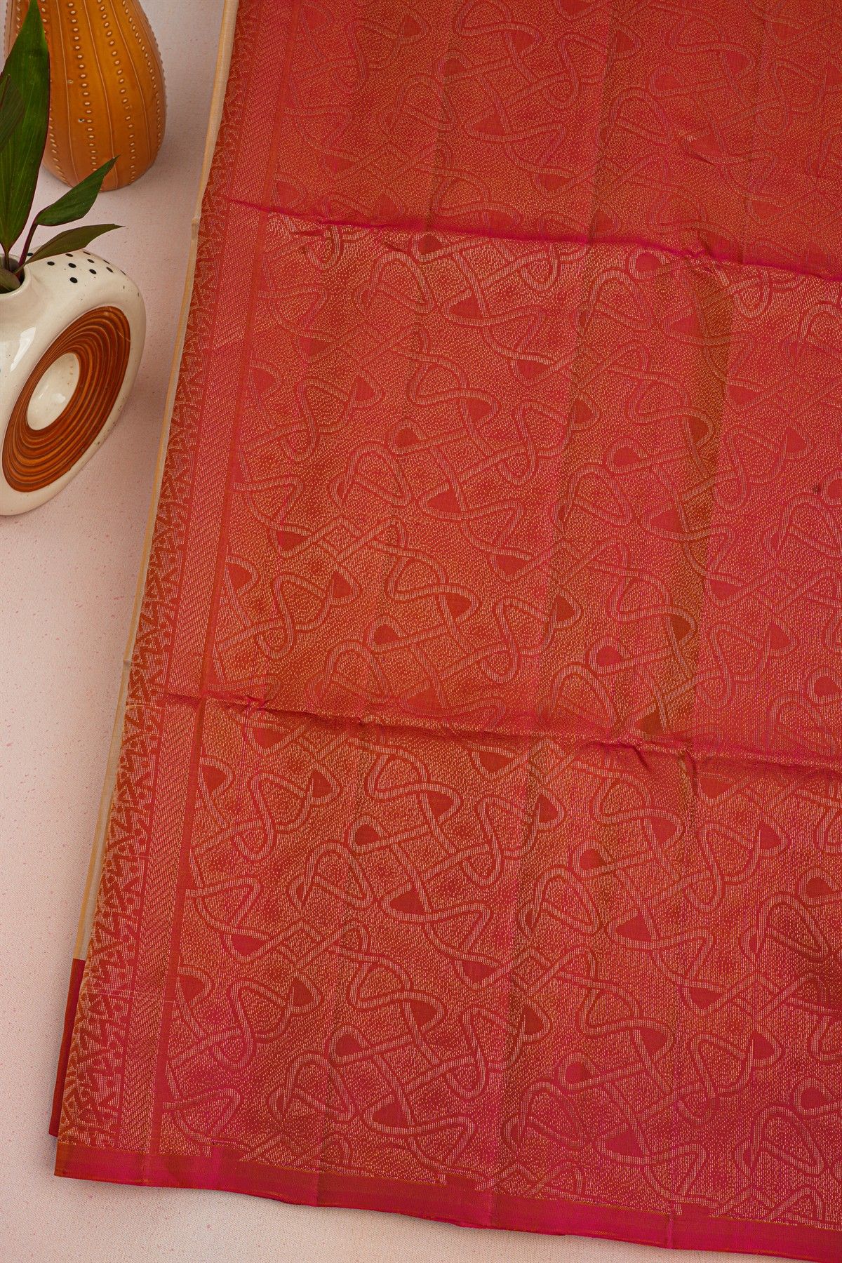 Coimbatore Soft Silk Cream Saree