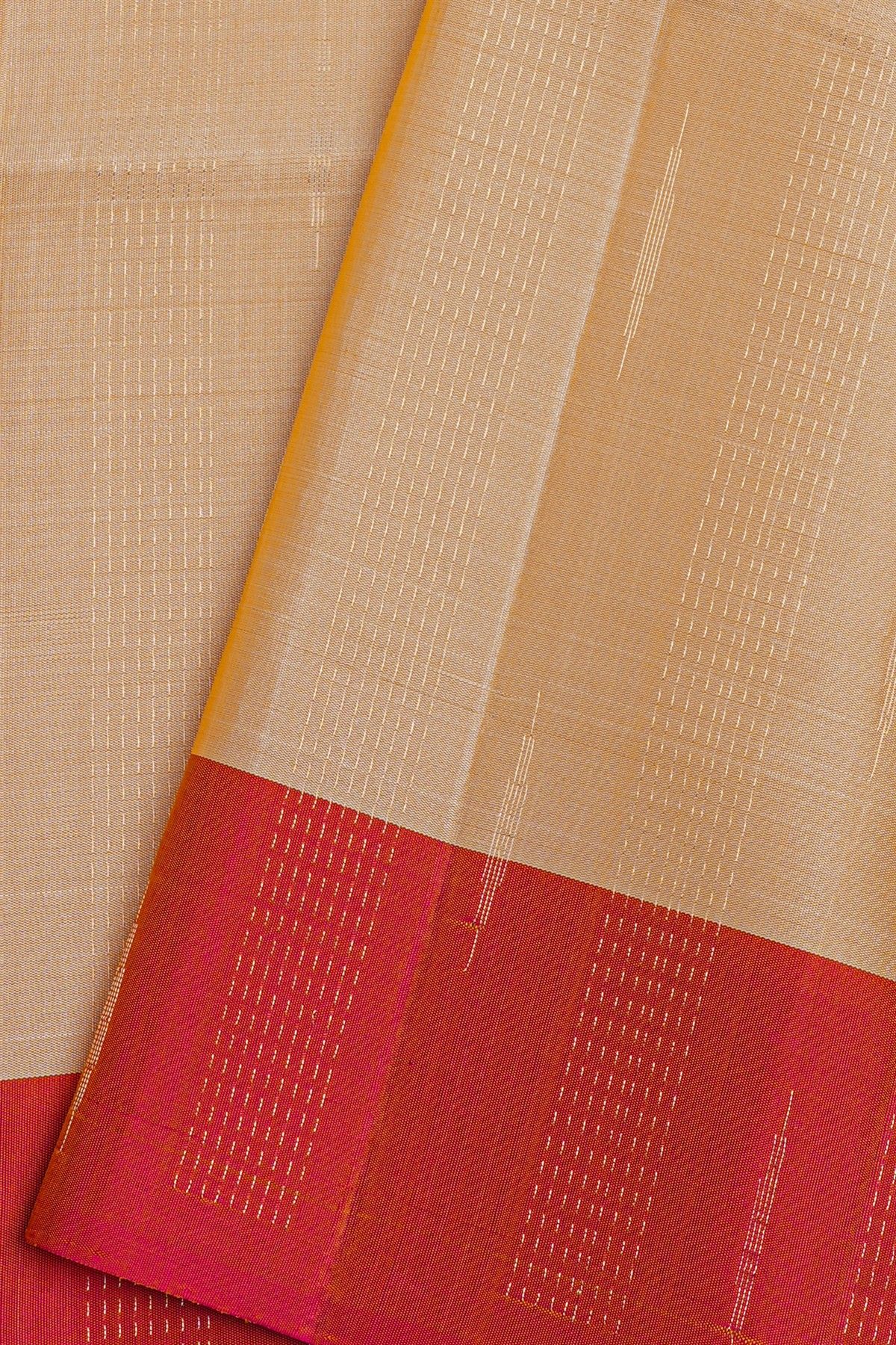 Coimbatore Soft Silk Cream Saree