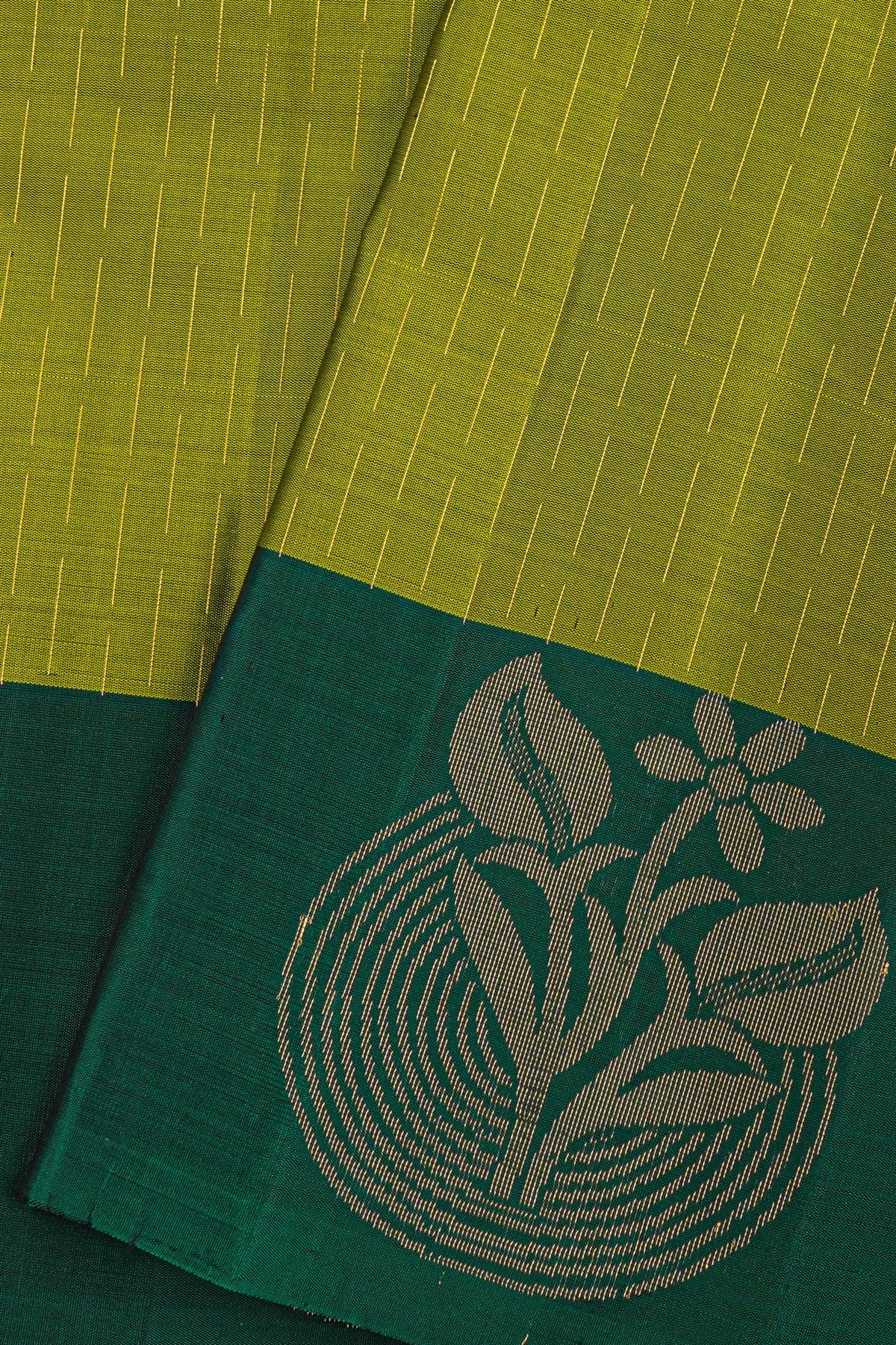 Coimbatore Soft Silk Mehendi Green Saree