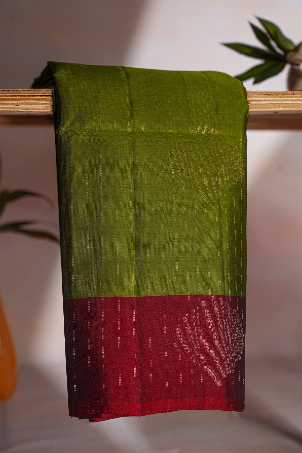 Coimbatore Soft Silk Green Saree