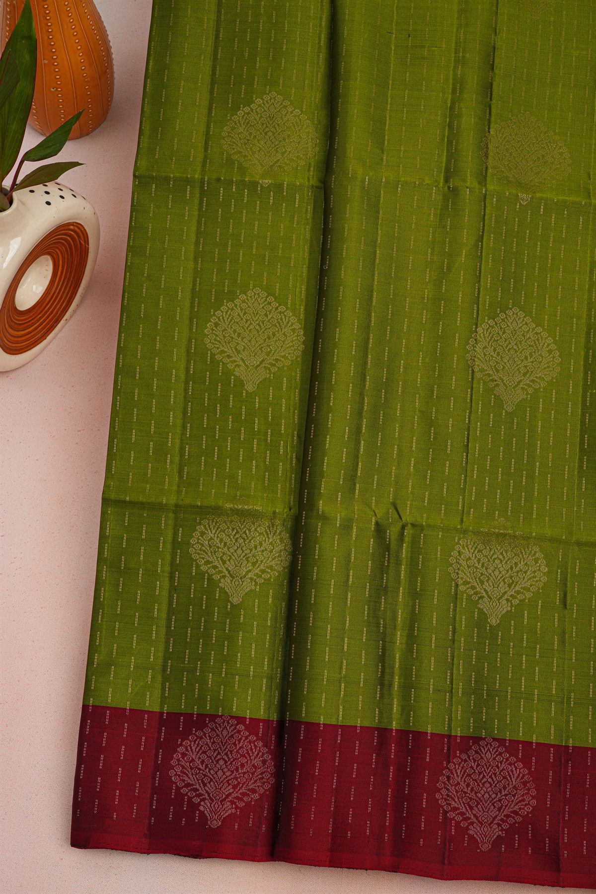 Coimbatore Soft Silk Green Saree